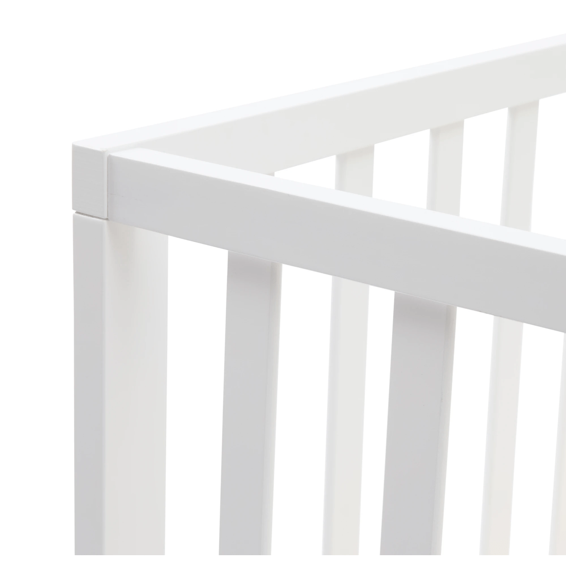 8 White Wooden Cot, 8 of 9