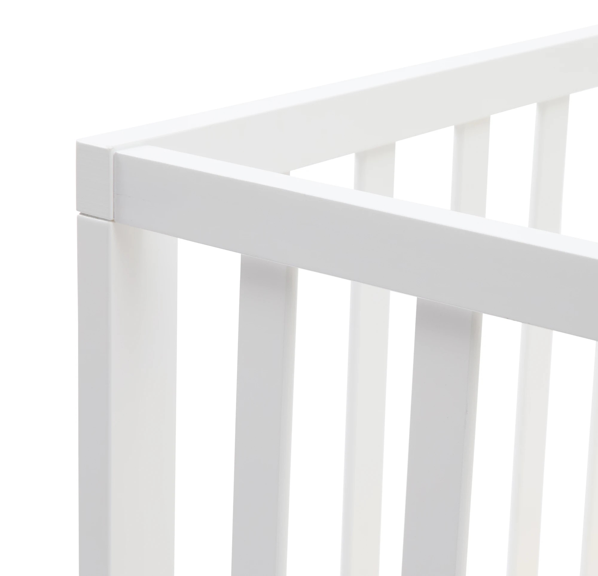 8 White Wooden Cot, 8 of 9