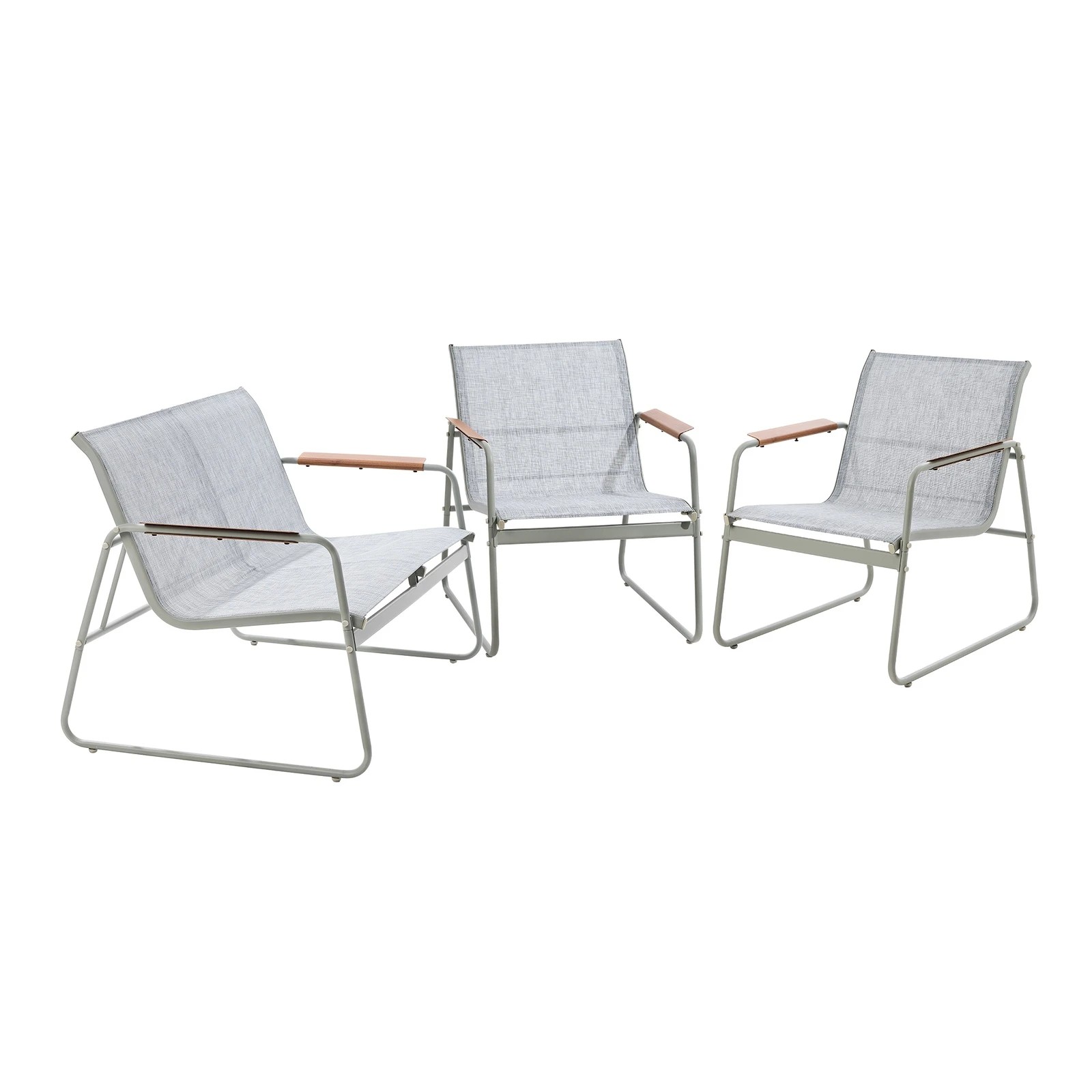 7 Livsip 4 Seater Outdoor Lounge Furniture Patio Set Bench Textilene Sofa Garden - Multi, 7 of 9