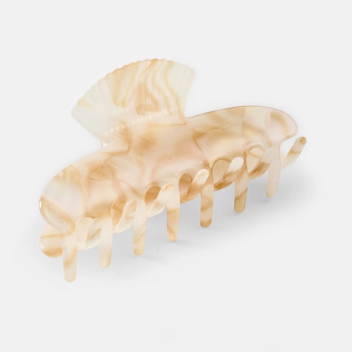 1 Cream Shell Claw Hair Clip, 1 of 4