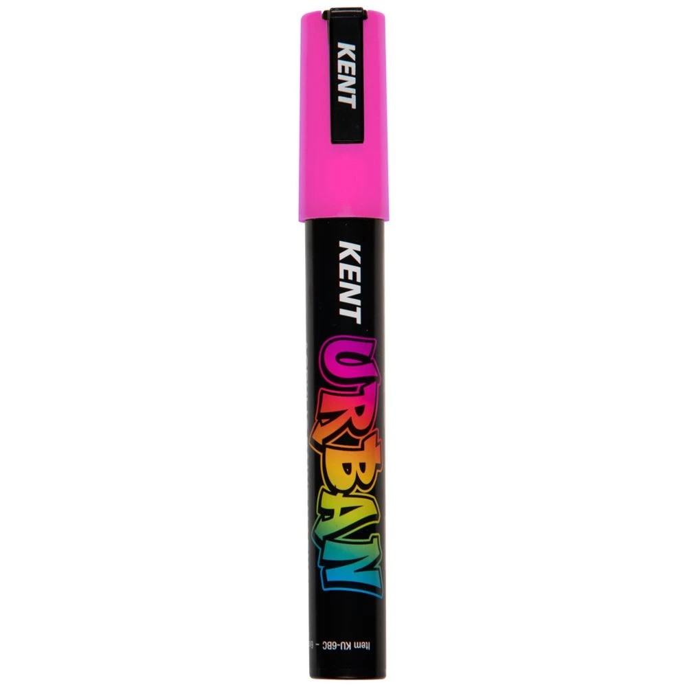 1 Kent Urban Acrylic Paint Marker 6mm Fluro Pink, 1 of 3