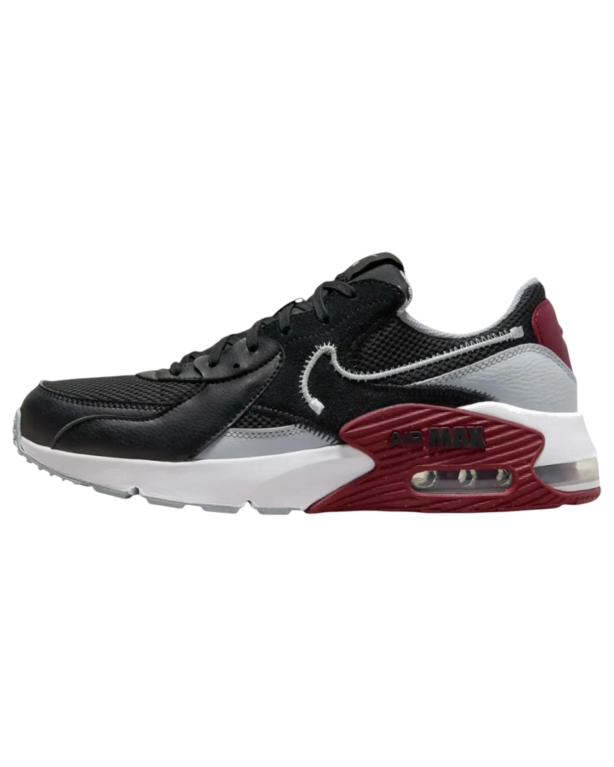 6 Nike Mens Air Max Excee Black/ Grey/ Red Athletic Shoes BLACK/GREY/RED, 6 of 7