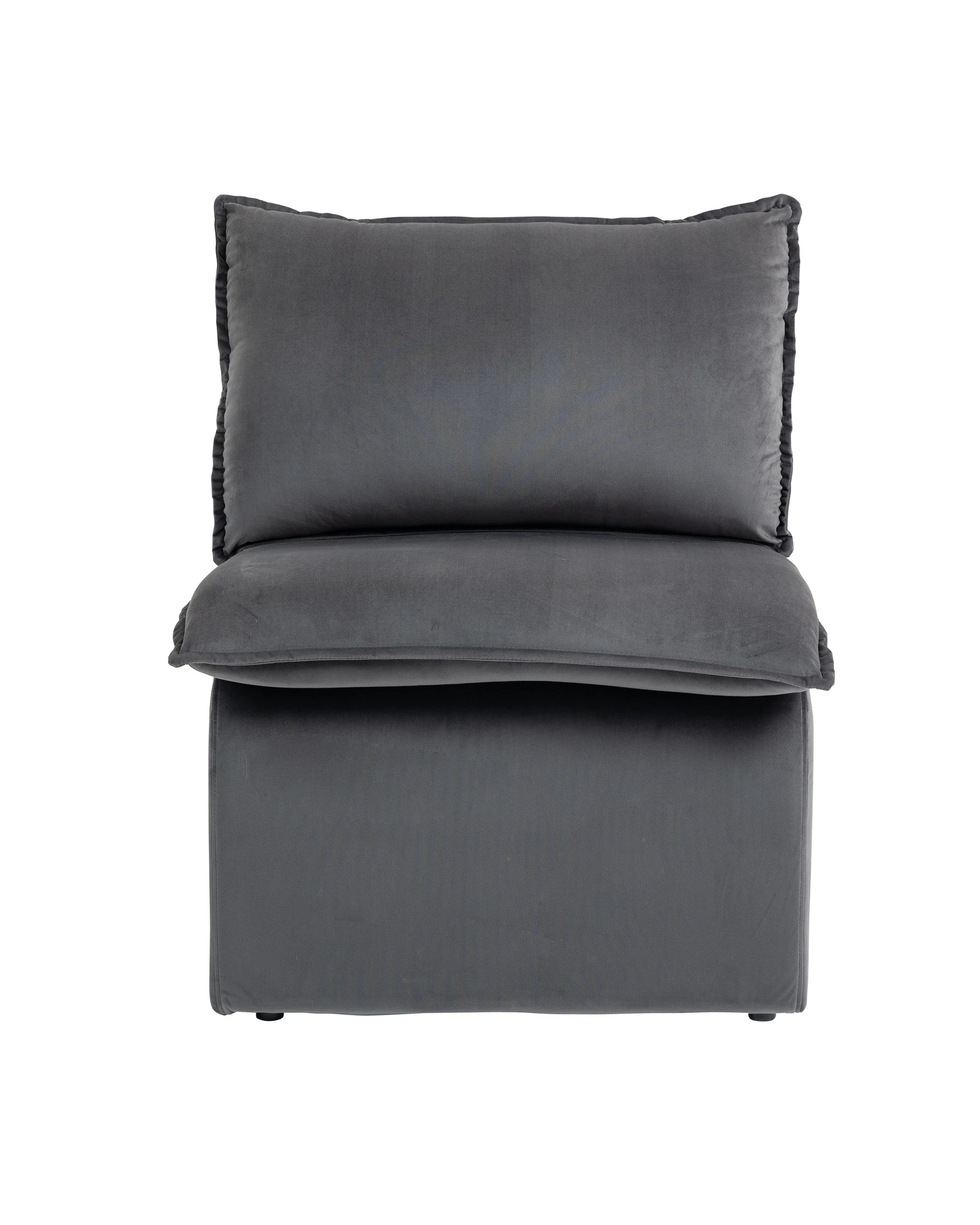 1 IHOMDEC Single Accent Sofa Chair - Grey - Grey, 1 of 10