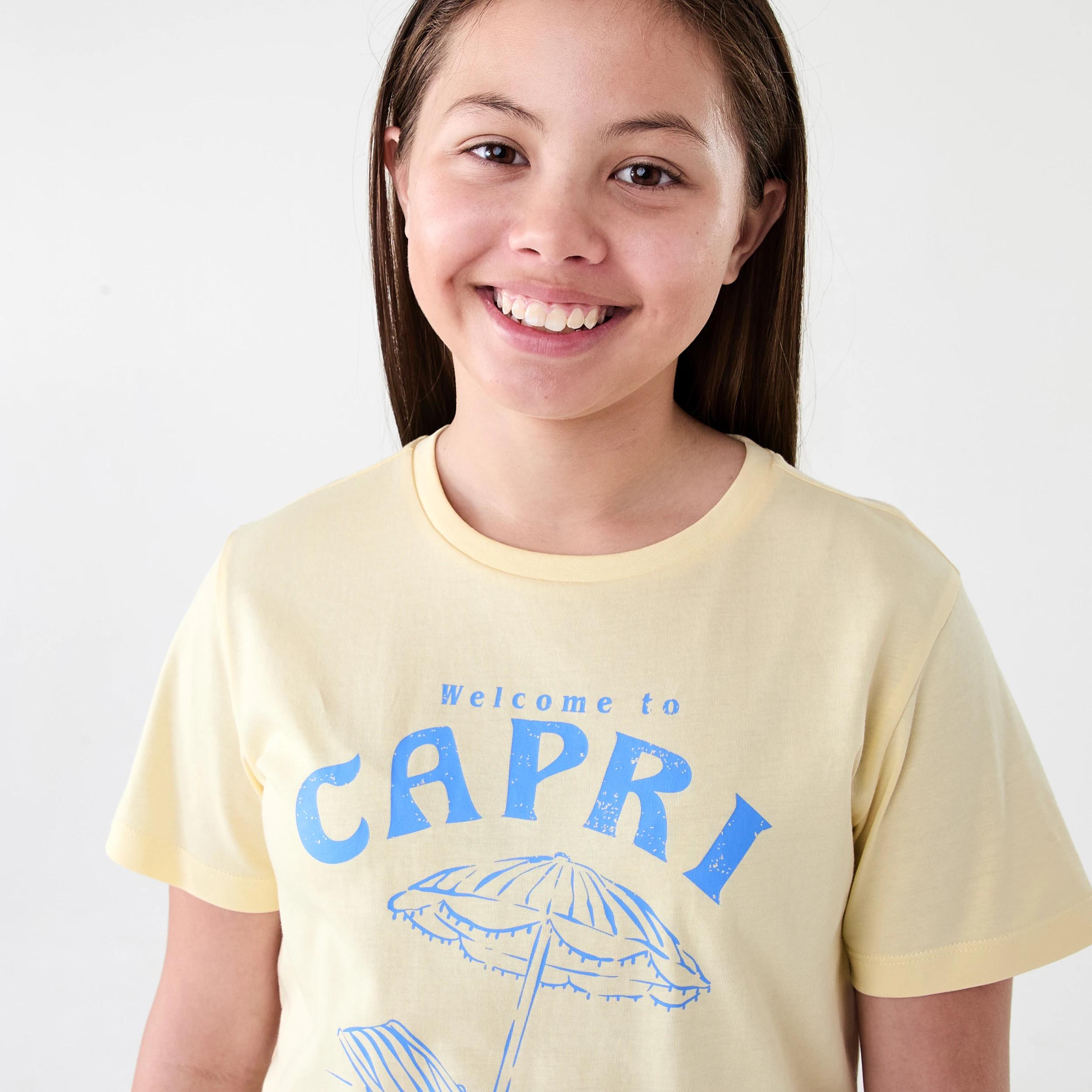 3 Short Sleeve Print T-shirt Ylw Slogan, 3 of 6