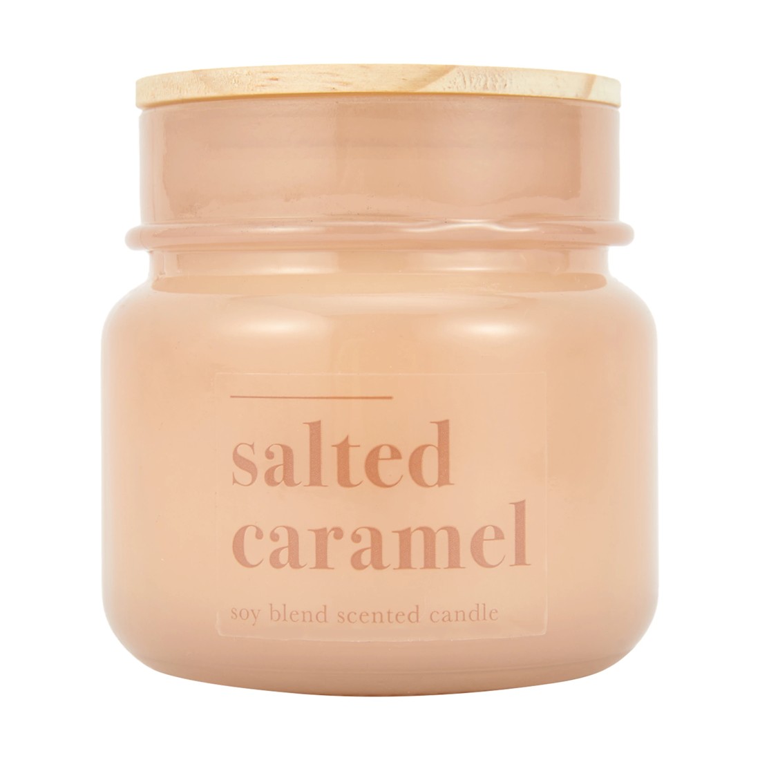 1 Salted Caramel Soy Blend Scented Jar Candle, 1 of 4