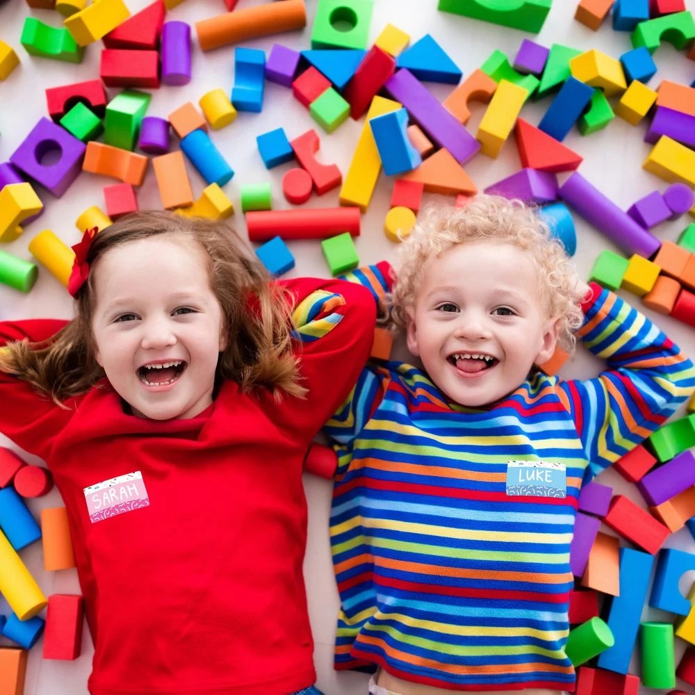 10 Avery Fabric Name Badge Labels 88 x 52mm White 150 Pack, 10 of 10