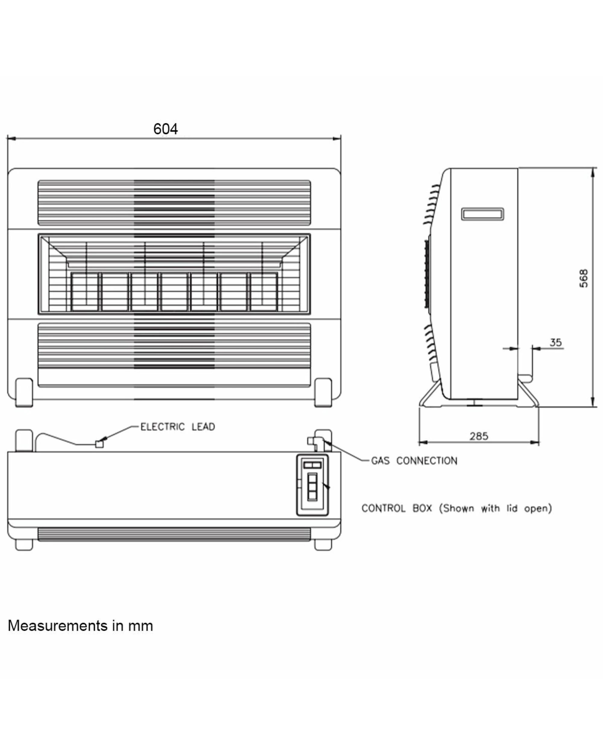 2 Omega Altise Lancer Natural Gas Radiant Convector Heater, 2 of 2