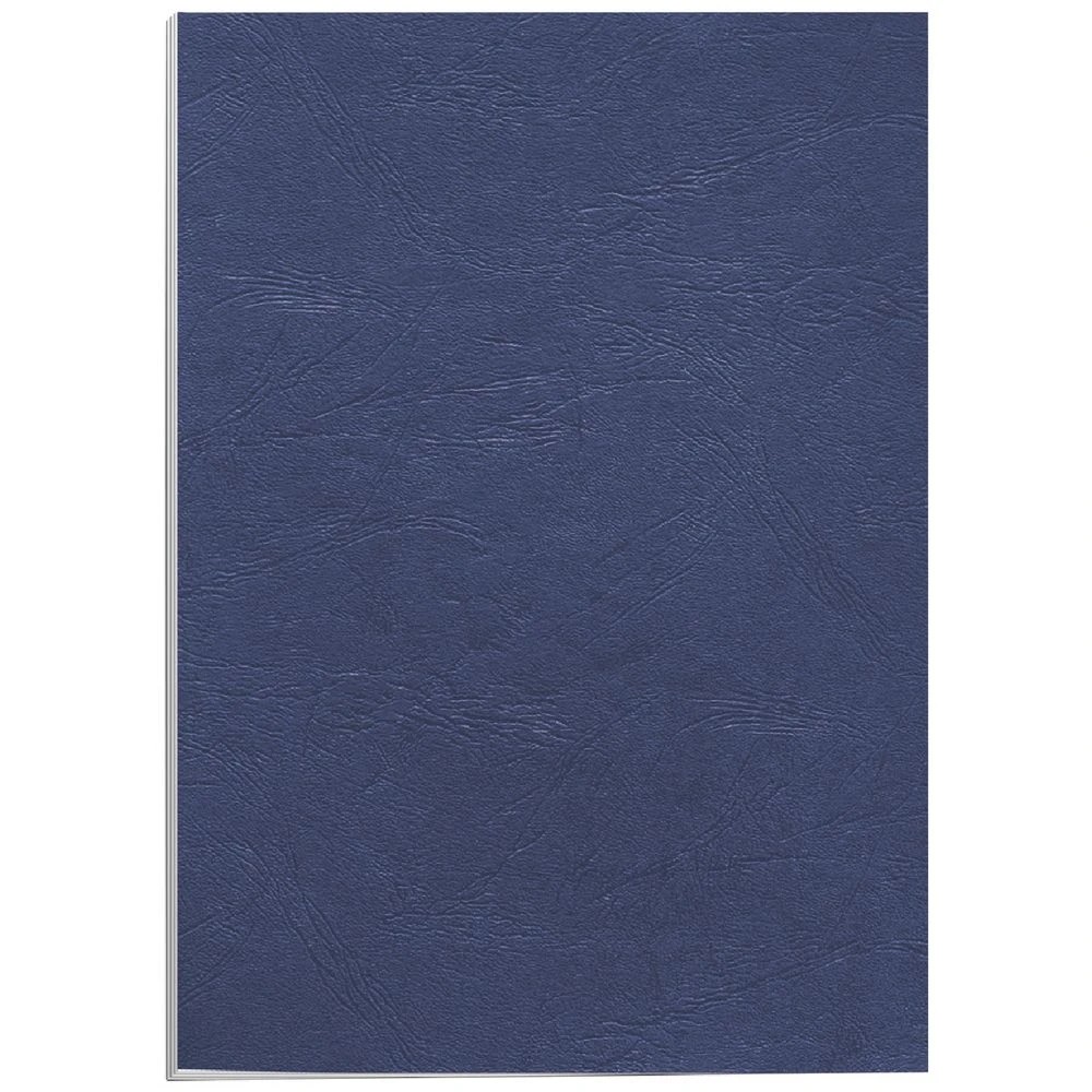 2 Fellowes Leatherboard Binding Covers A4 Royal Blue 100 Pack, 2 of 3