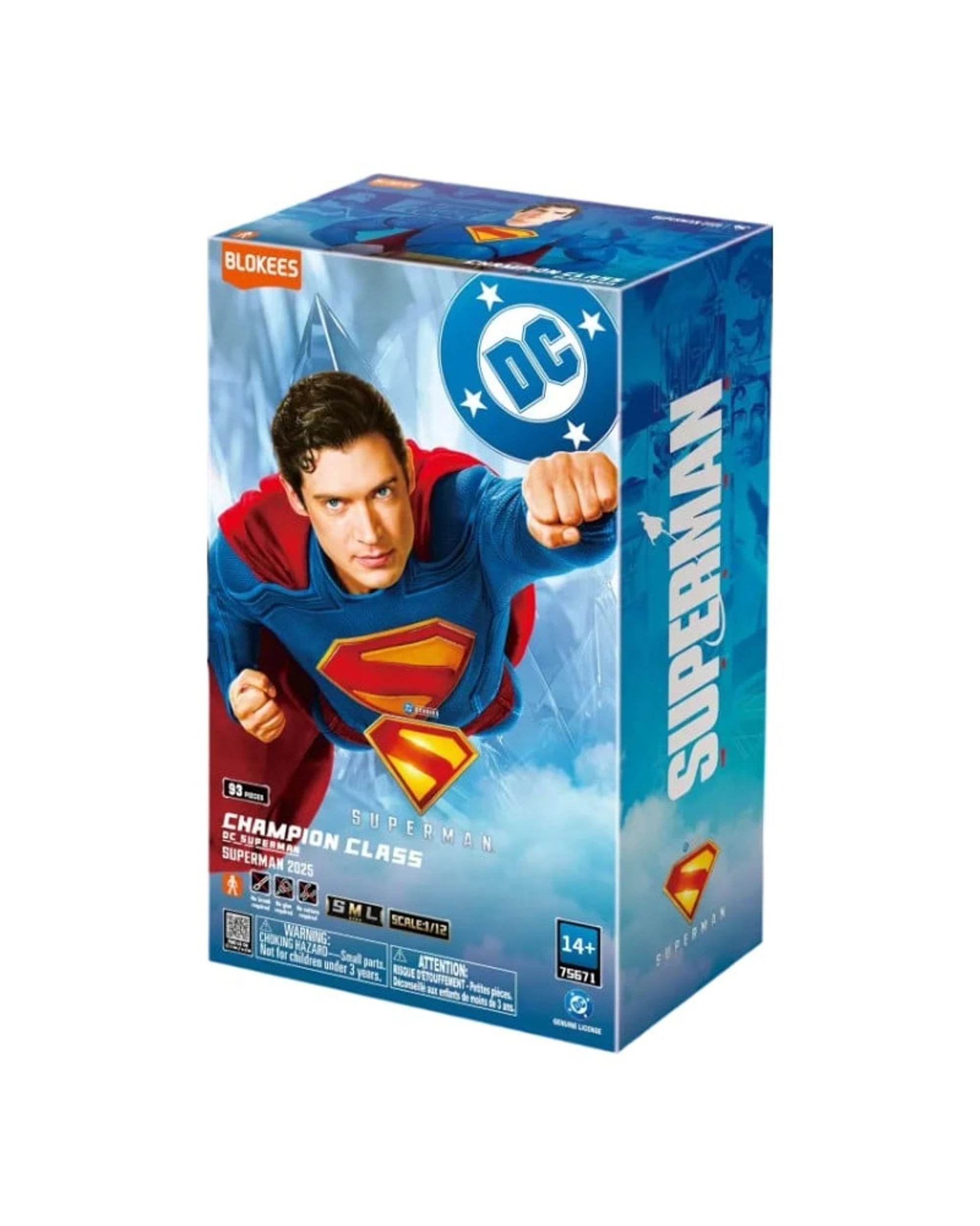 1 Blokees DC Champion Class 01 Superman 2025 Action Figure Model Kit, 1 of 6