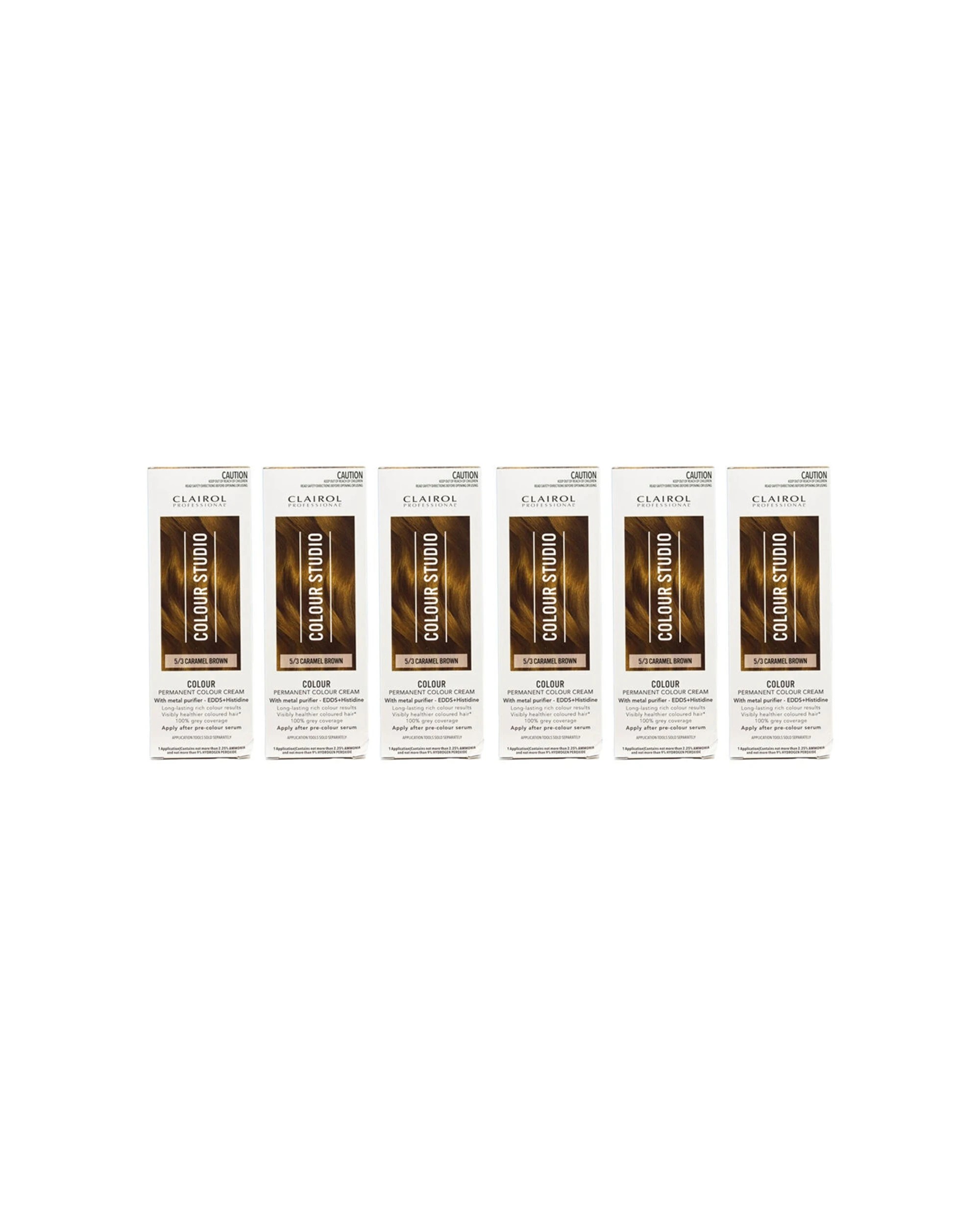 1 Clairol 6PK Professional Permanent Hair Colour Long-Lasting Coverage Hair Dye 5/3 - Brown, 1 of 5