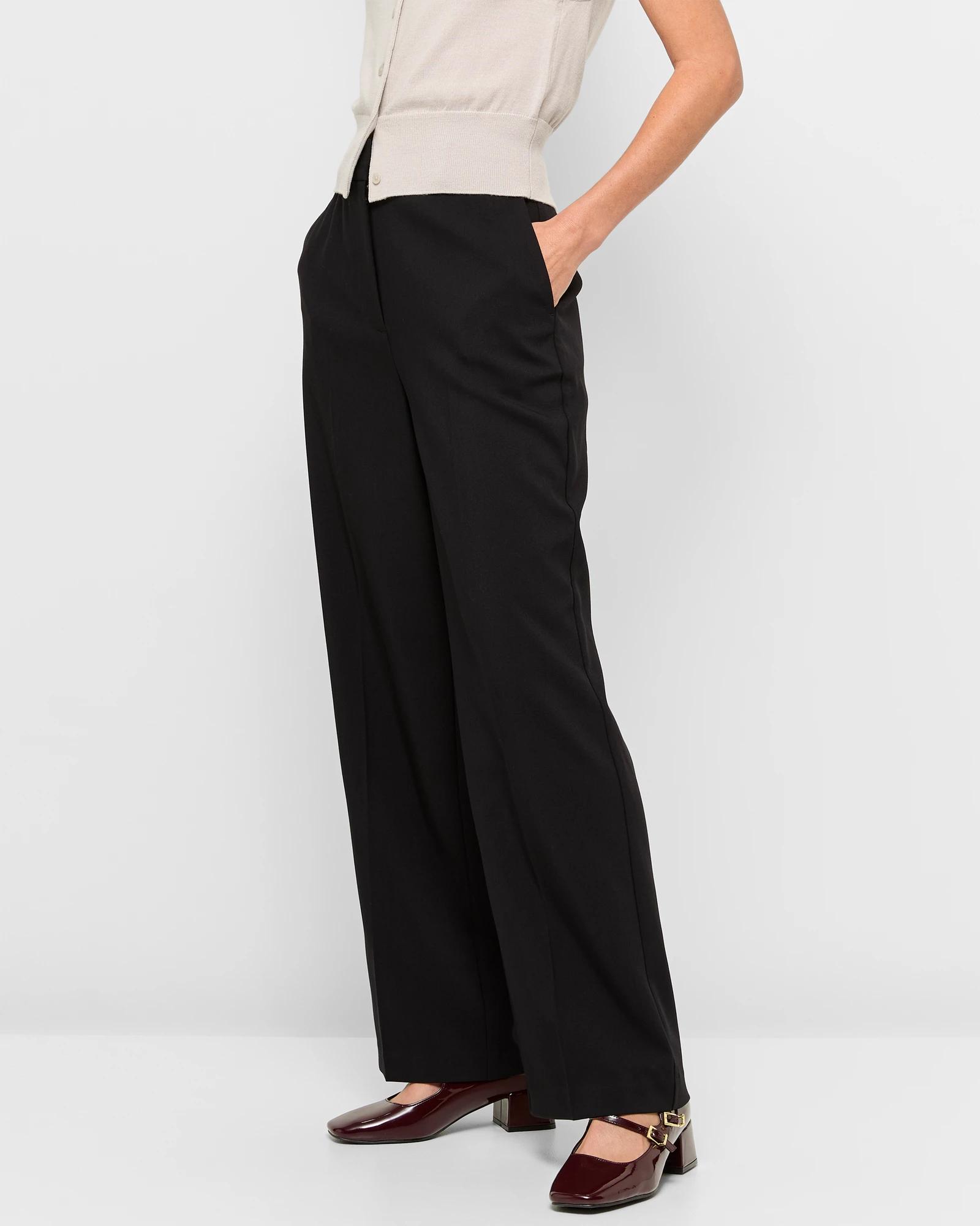 3 Tailored Wide Leg Pants - Preview BLACK, 3 of 5