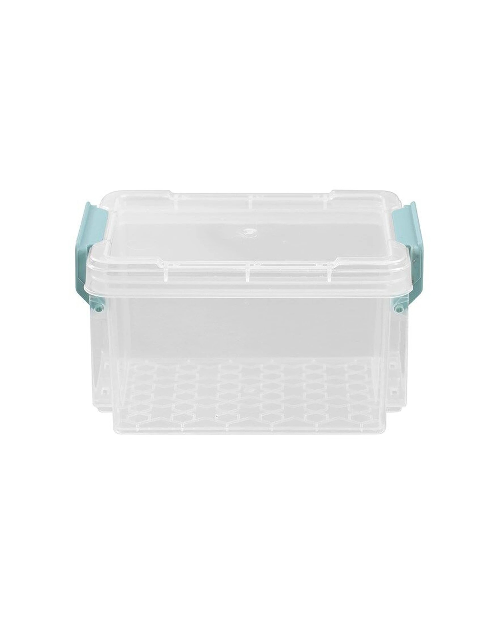 8 BOXSWEDEN Mini Storage Box 9 Pack Stackable Organiser 330ml Secure Handles - Multi, 8 of 9