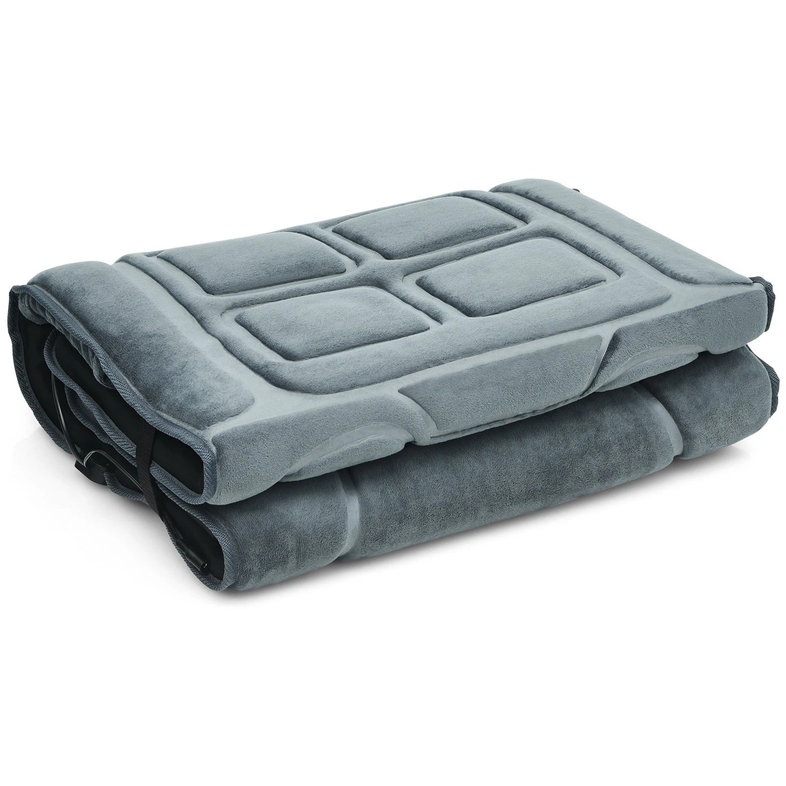 4 Costway 10 Motors Vibrating Massage Mat w/Heat Full Body Massager, 4 of 4