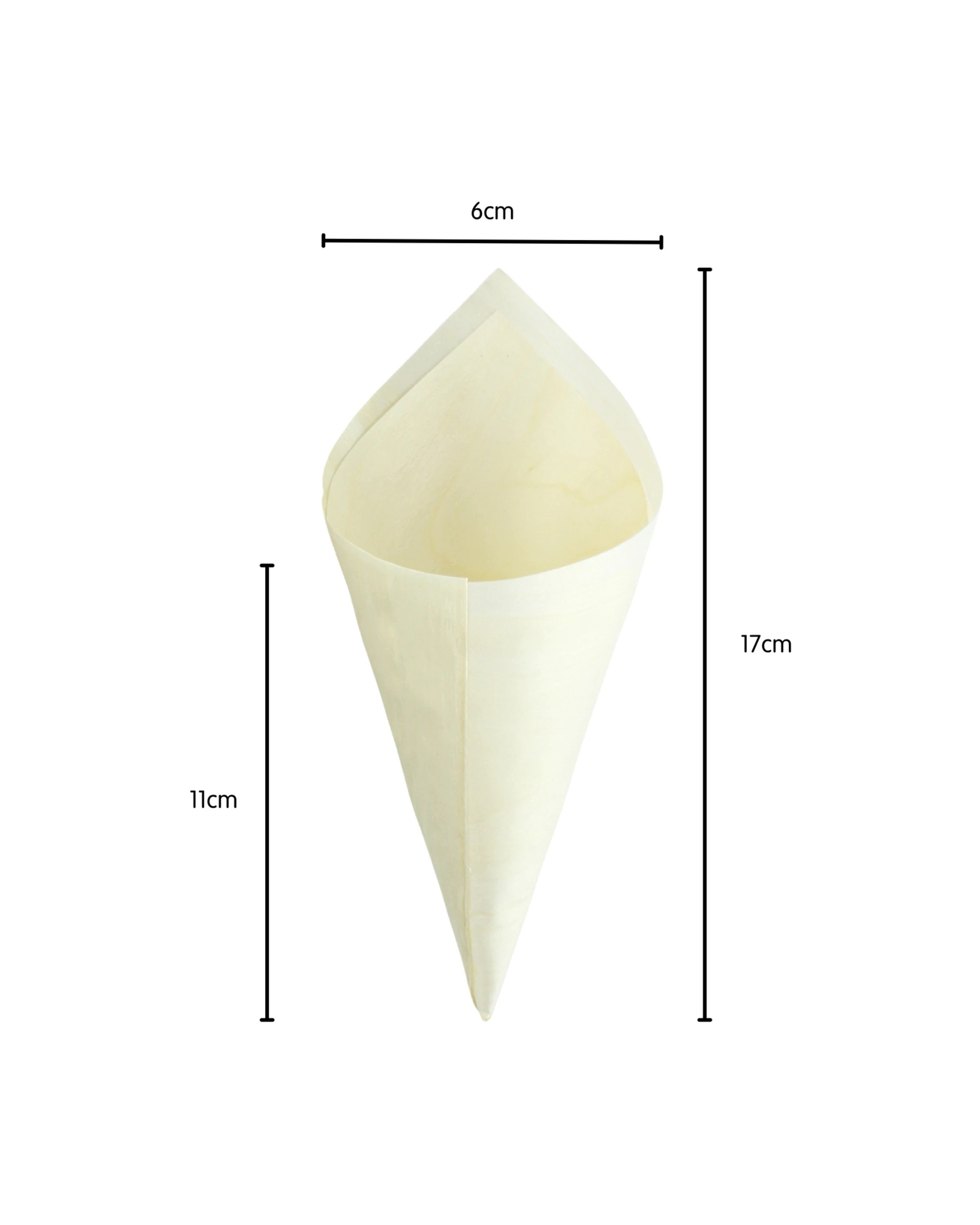 2 Alpen 17cm Wooden Cones Pack of 50, 2 of 2