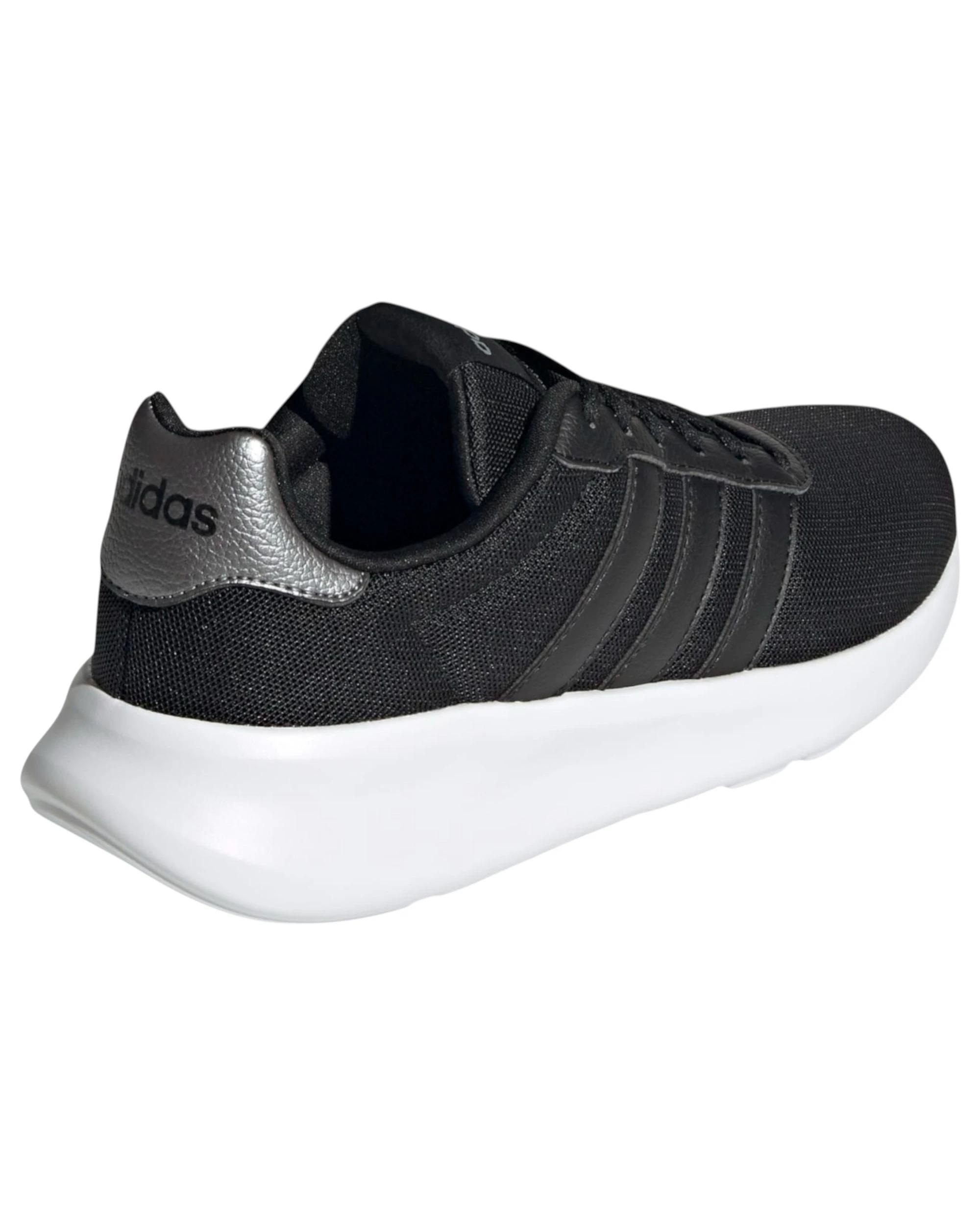 2 Adidas Womens Lite Racer 3.0 Black/ White Athletic Running Shoes BLACK/WHITE, 2 of 8