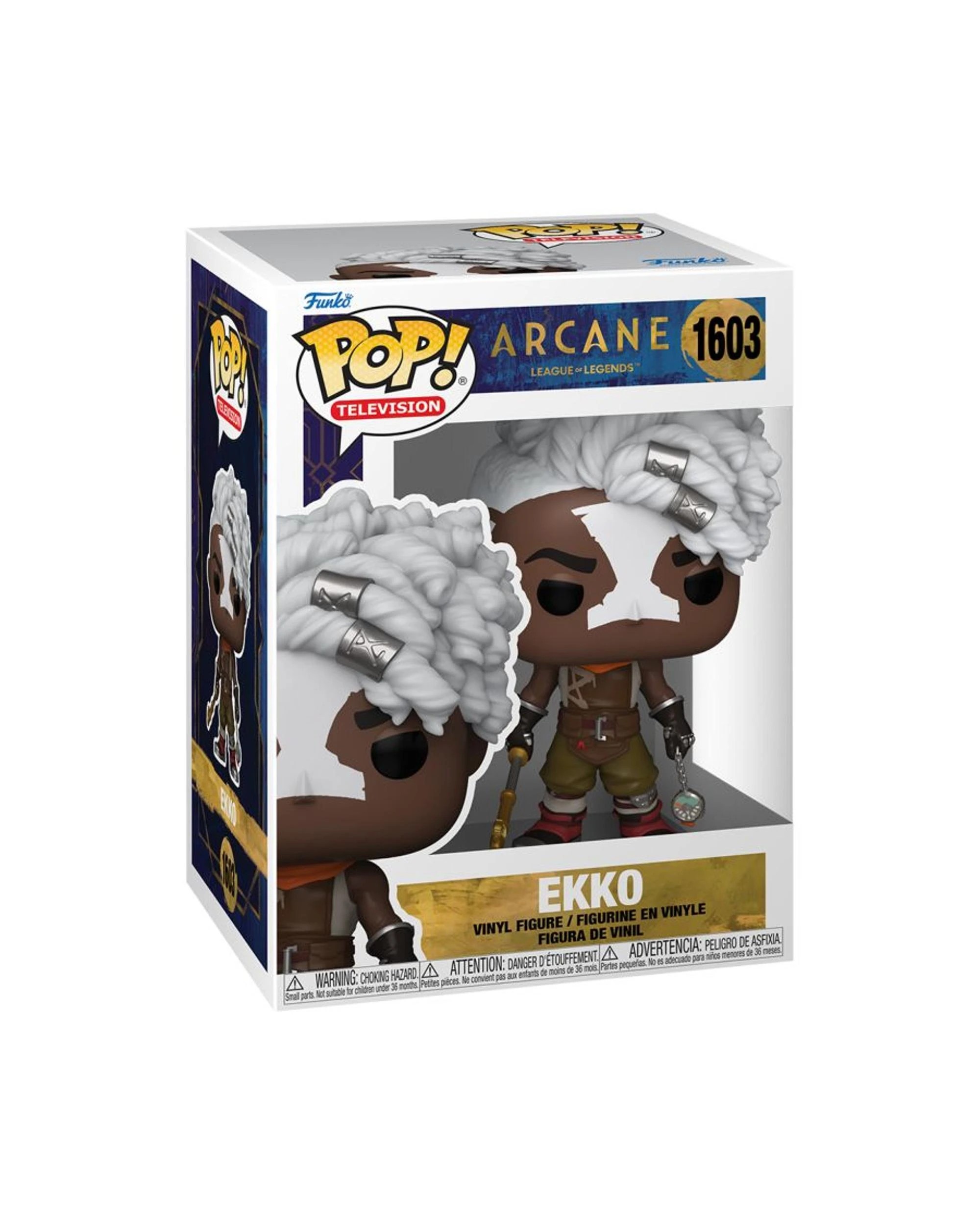 3 Arcane League of Legends Ekko Funko POP! Vinyl, 3 of 4