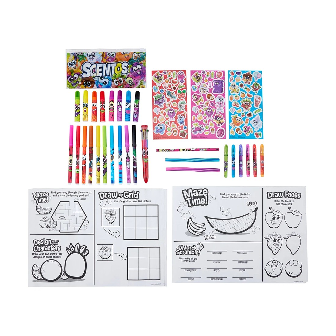2 145 Pack Scentos Scented Stationery Activities Case, 2 of 10