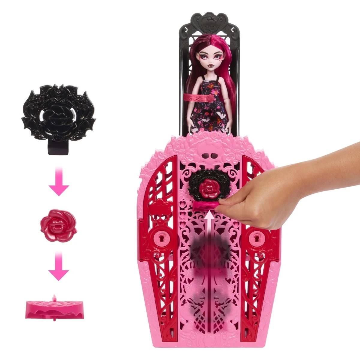 8 Monster High Skulltimate Secrets Garden Mysteries Draculaura Doll Playset, 8 of 9