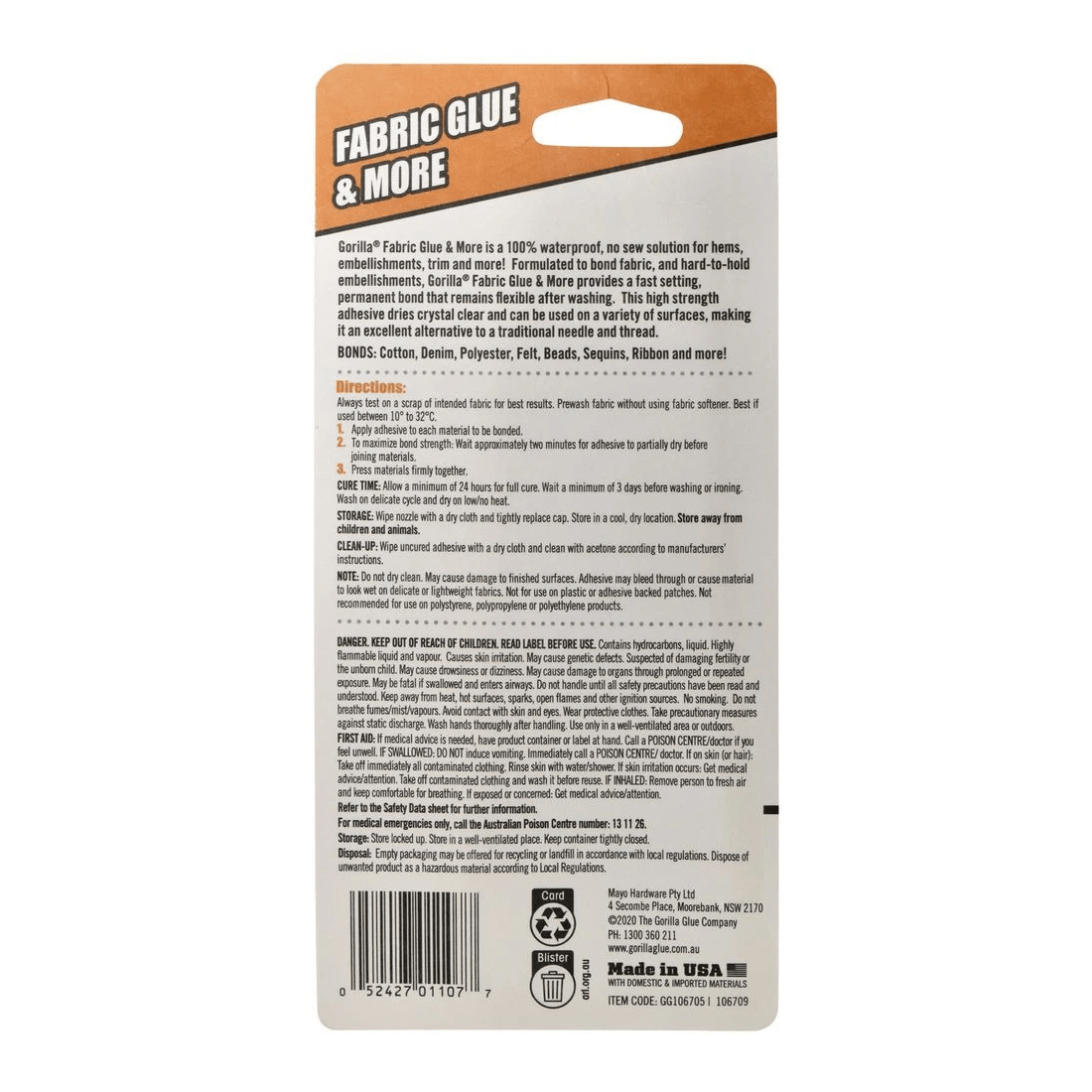 3 Gorilla Fabric Glue 73mL, 3 of 7