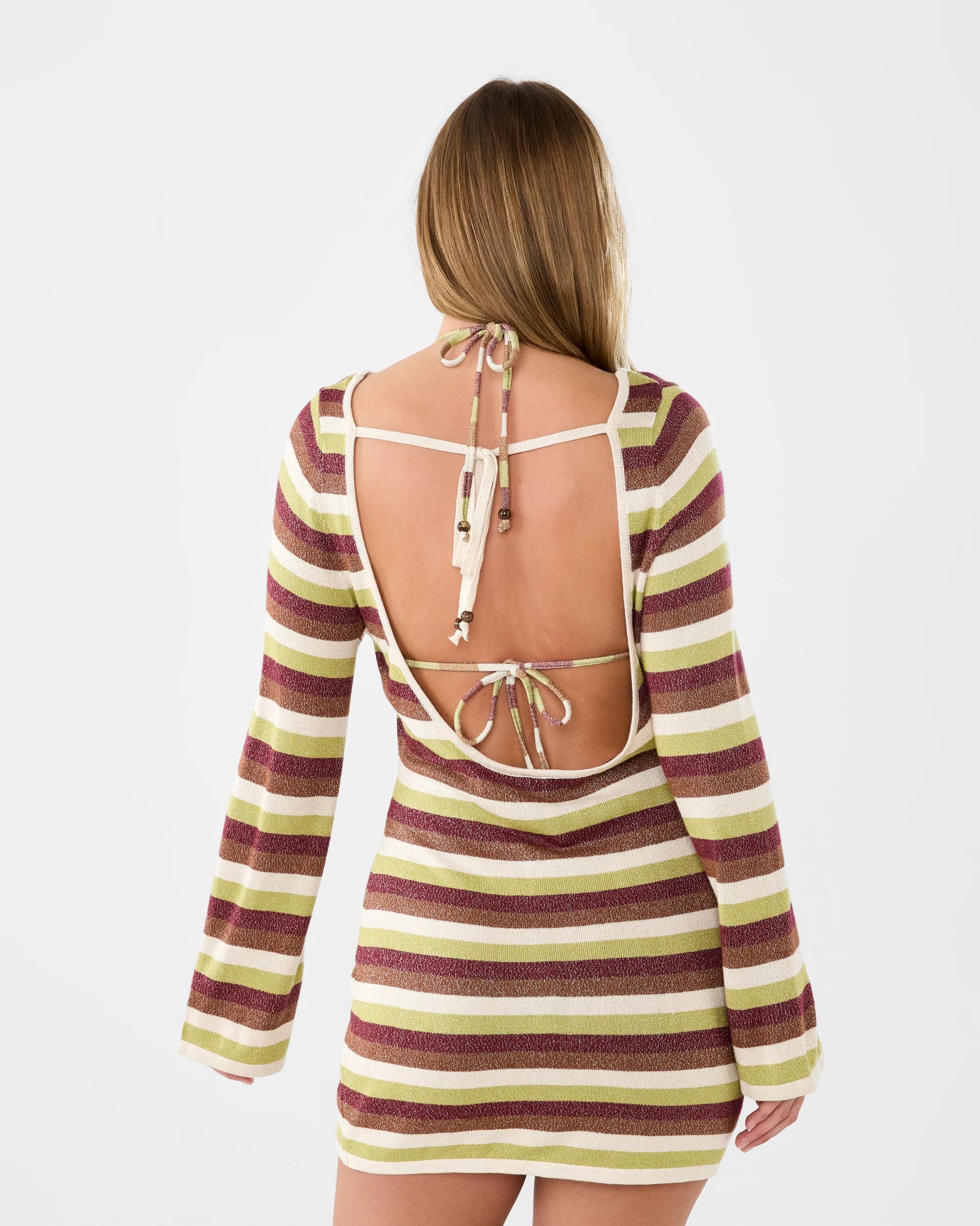 Striped Knit Beach Swim Dress - Kmart