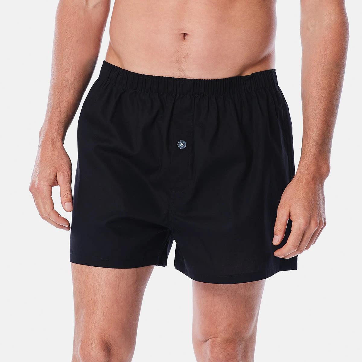 3 3 Pack Alpha Classic Woven Boxers Black Dot, 3 of 7