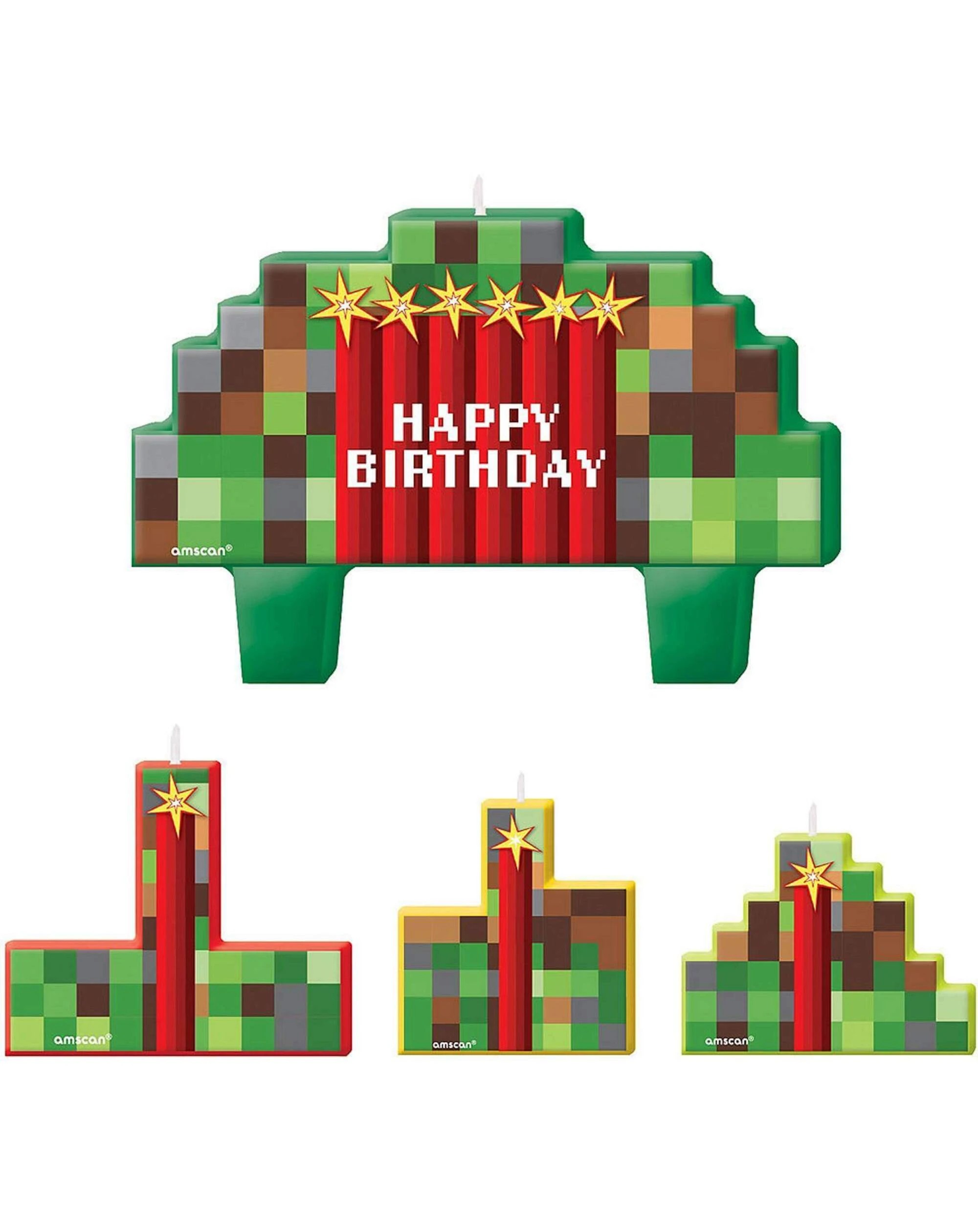 1 Anagram TNT Party Candles Set of 4, 1 of 1