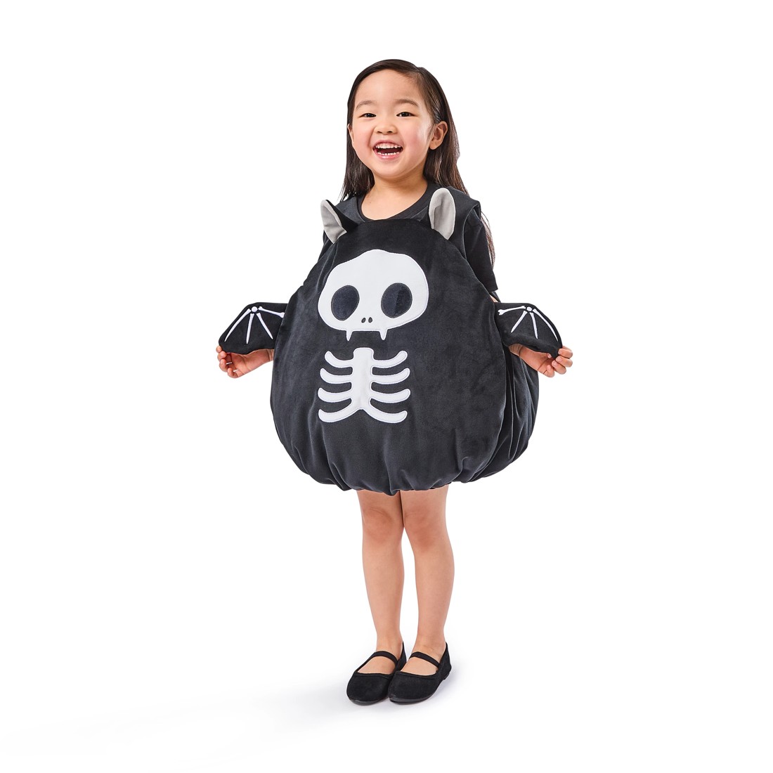 1 Squishy Vest Skeleton Bat Costume - Ages 4+, 1 of 8
