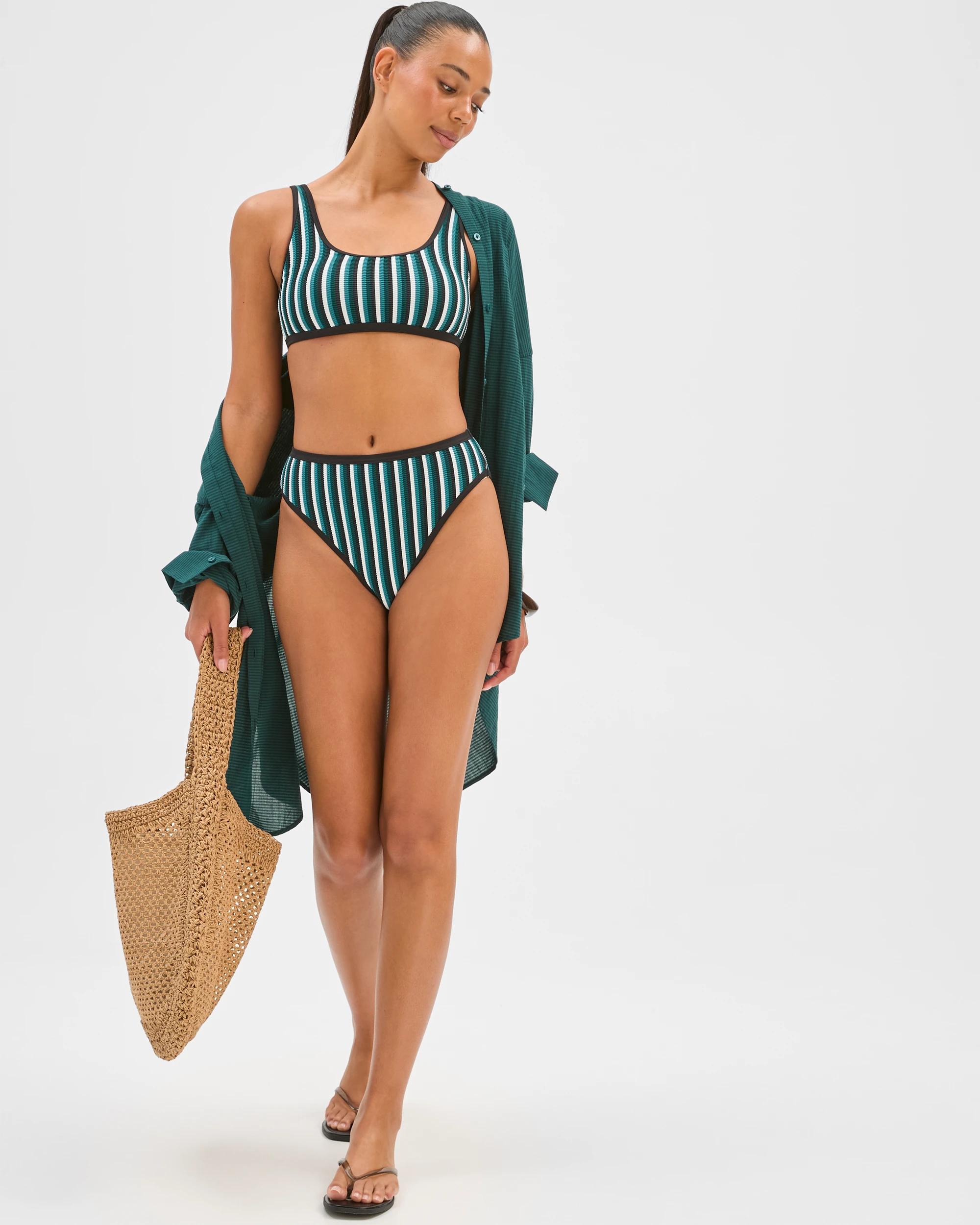 2 Target Woman Resort Swim Maxi Shirt DEEP FOREST, 2 of 8