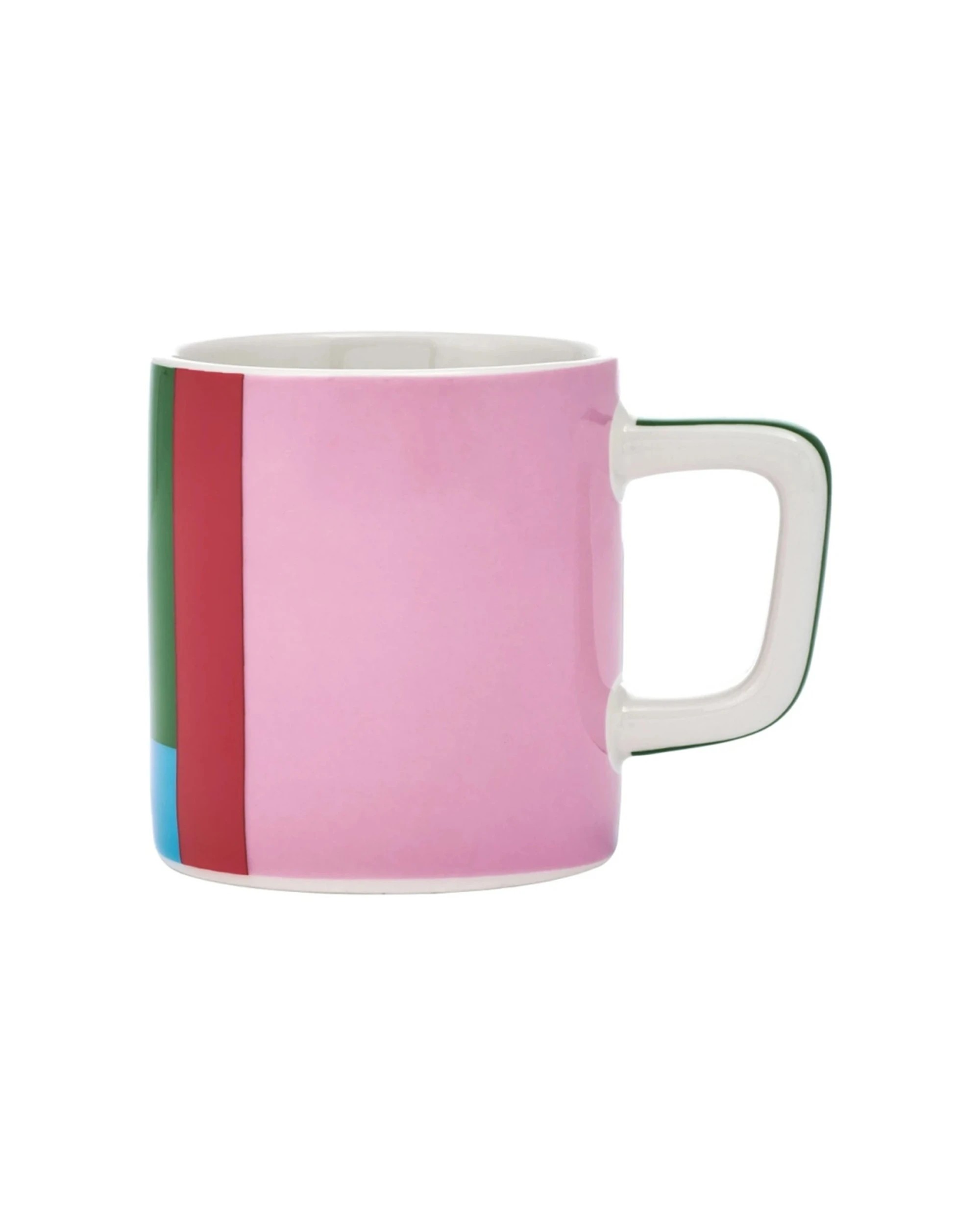 2 La Cafetiere 4pk Ceramic Espresso Cup Drinking Mug Set 120ml Utopian Lines - Pink, 2 of 7