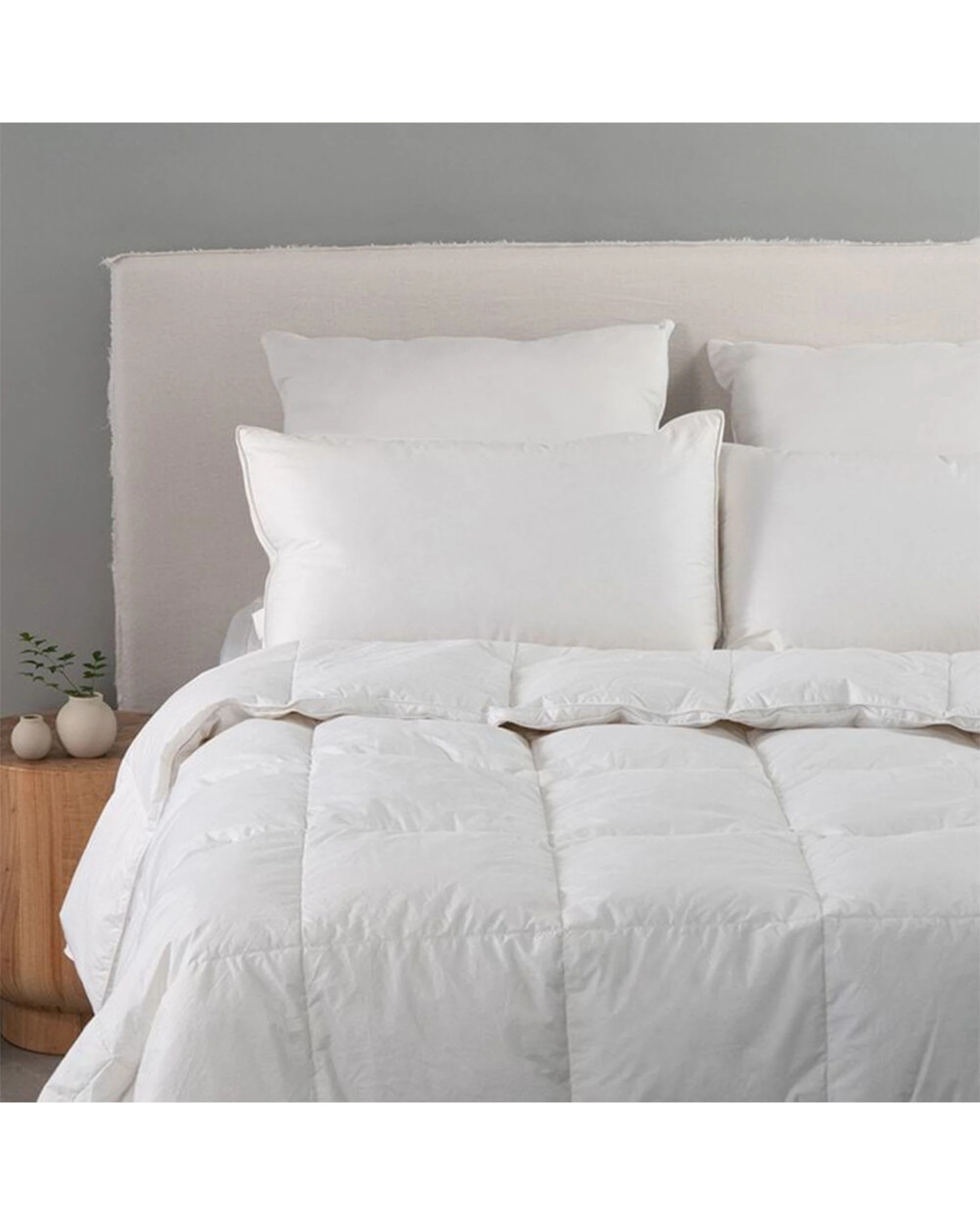 2 Canningvale Oca Goose Feather And Down Bed Quilt - Queen Bed - White, 2 of 3