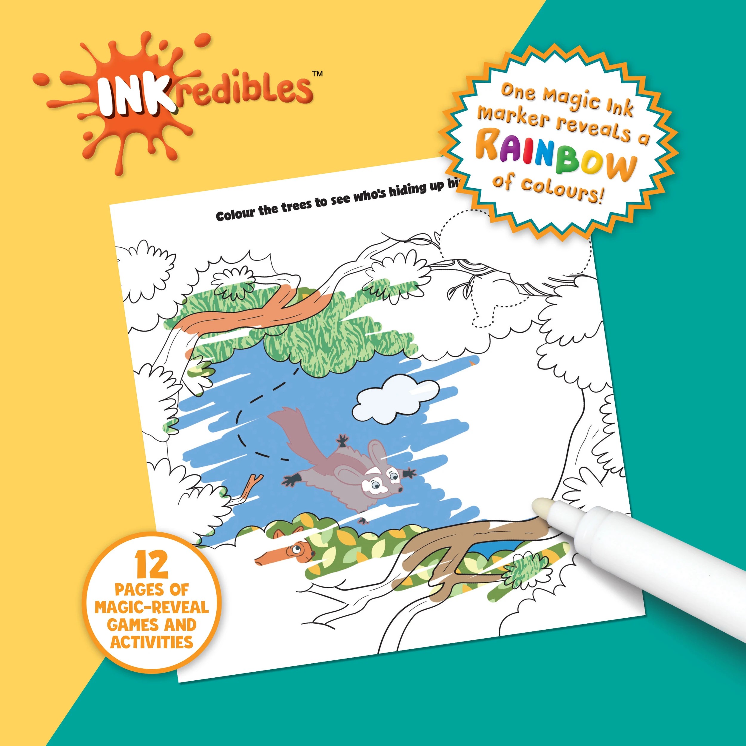 3 INKredibles Magic Reveal Aussie Adventure Mess Free Magic Ink Pictures! - Book, 3 of 5