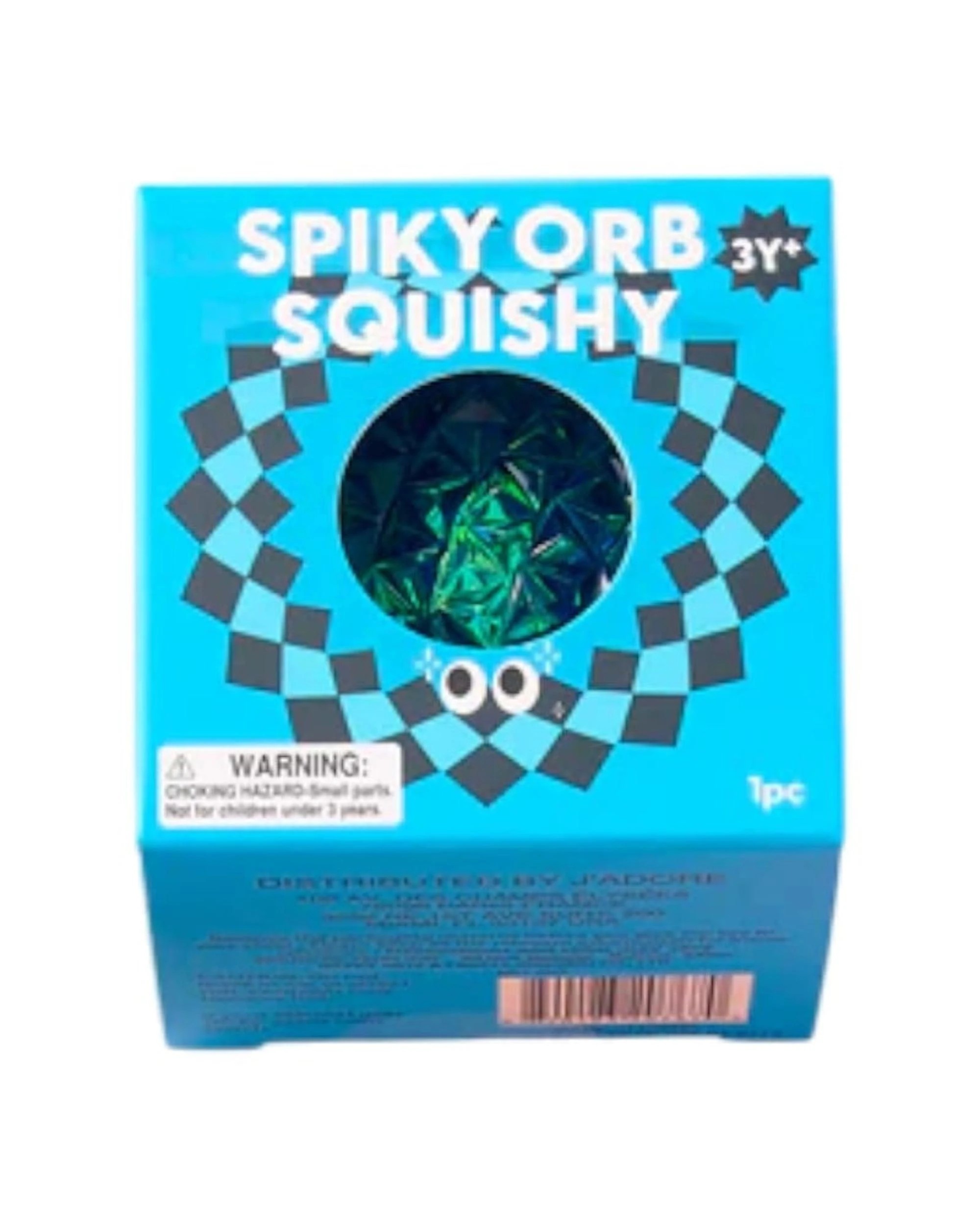1 J'adore Spiky Orb Squishy - Blue, 1 of 2