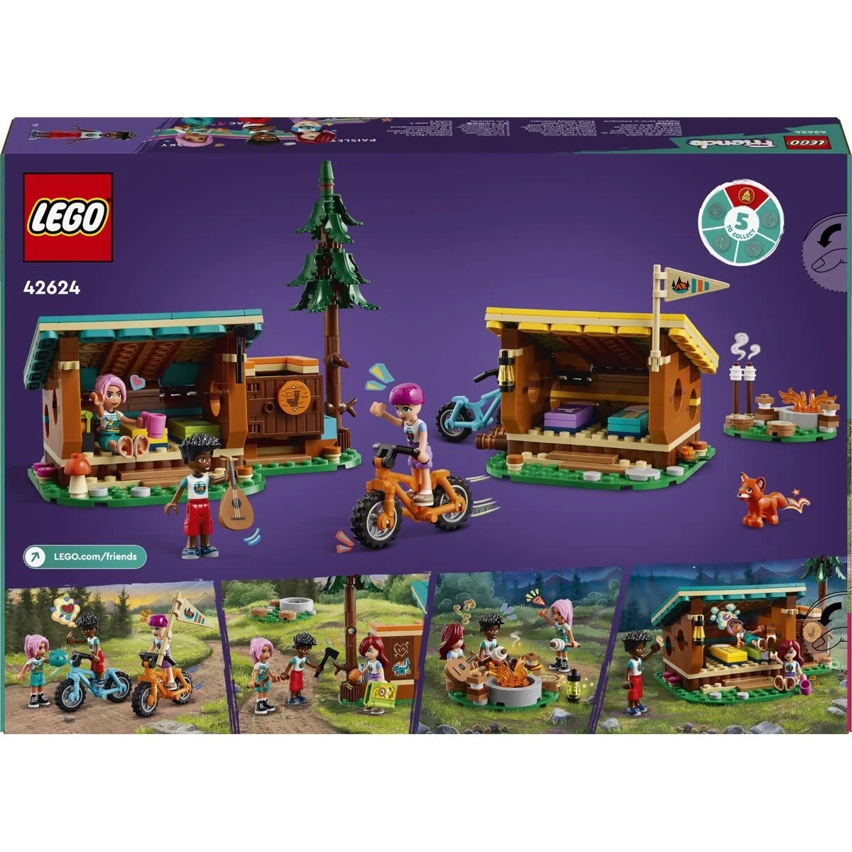 11 LEGO Friends Adventure Camp Cozy Cabins 42624, 11 of 11