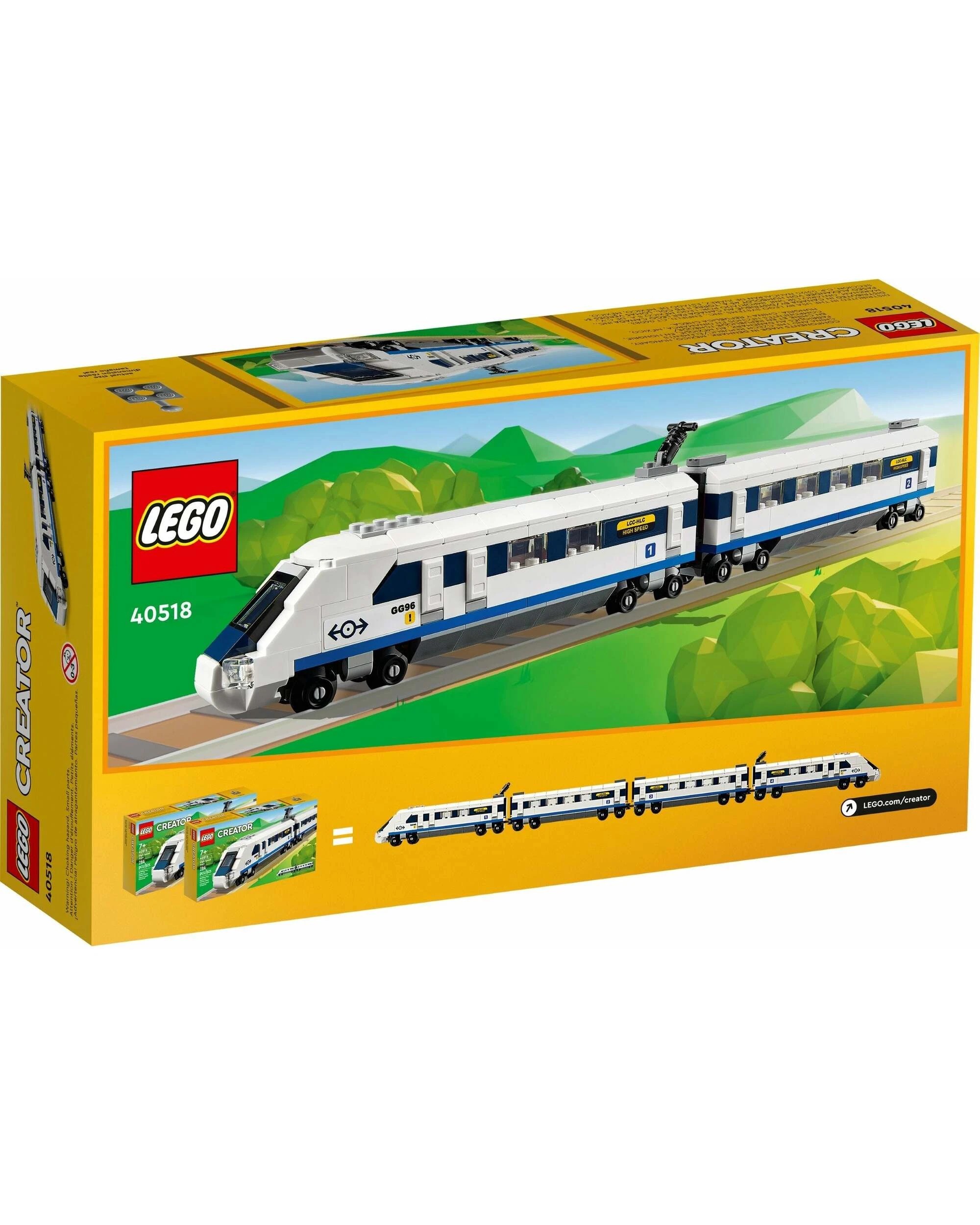2 LEGO 40518 High-Speed Passenger Train Toy for Kids 7+, 2 of 3