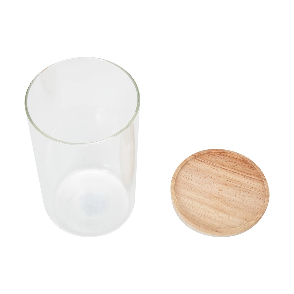 6 Large Glass Canister, 6 of 7