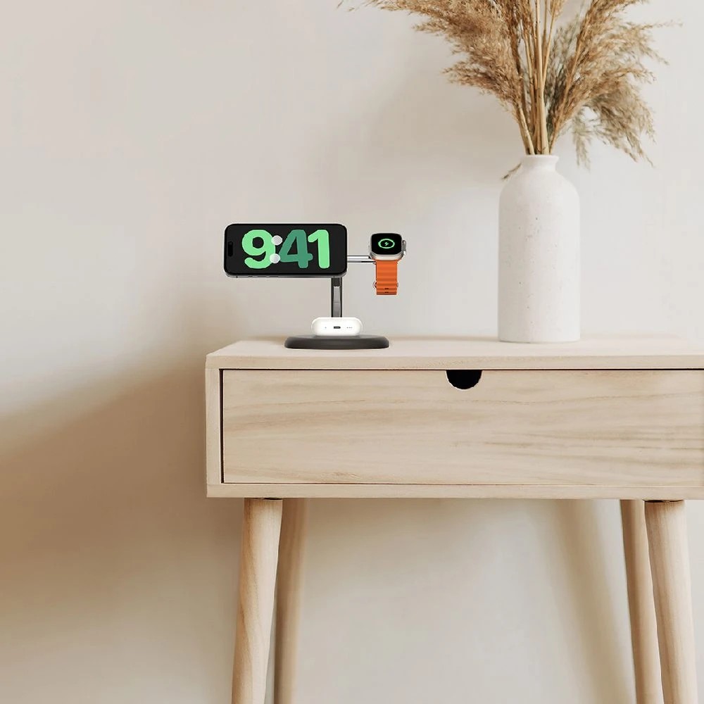 9 Belkin BoostCharge Pro 15W Qi2 3-in-1 Wireless Charger Black, 9 of 9