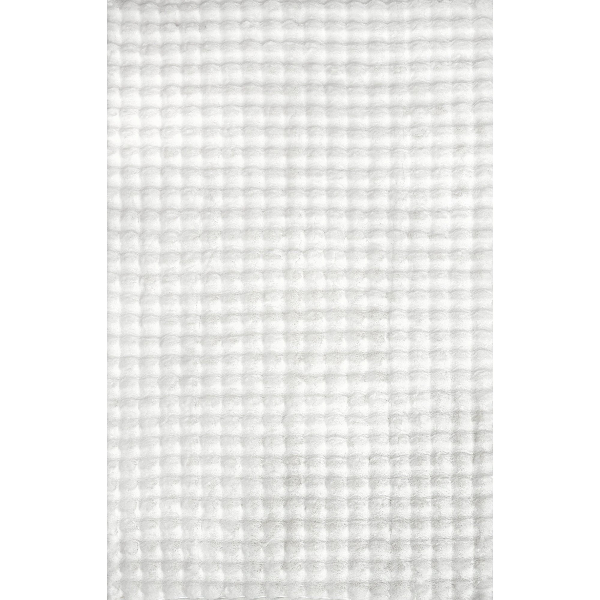 1 Common Ground Rugs PureForm 160x100cm - Small Washable Pet Friendly Rug - White, 1 of 10