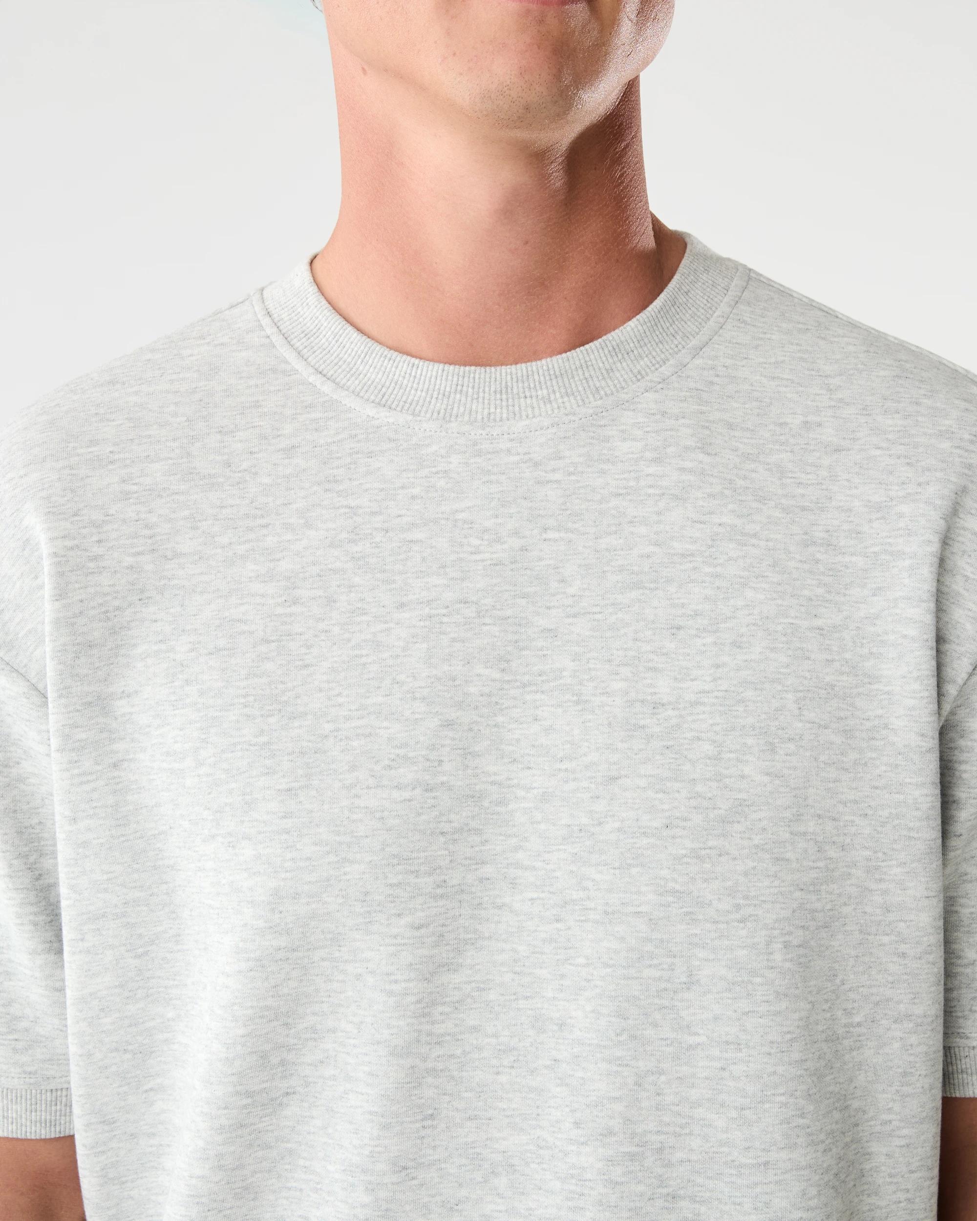 5 Oversized Interlock T-shirt Gry Marle, 5 of 6