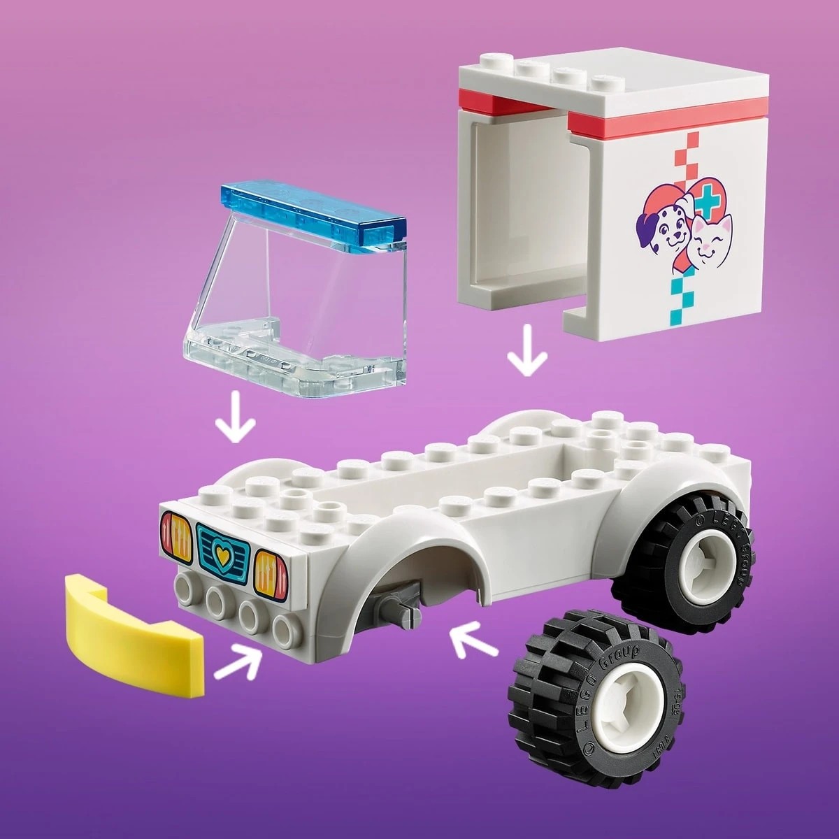 4 LEGO Friends Pet Clinic Ambulance 41694, 4 of 10