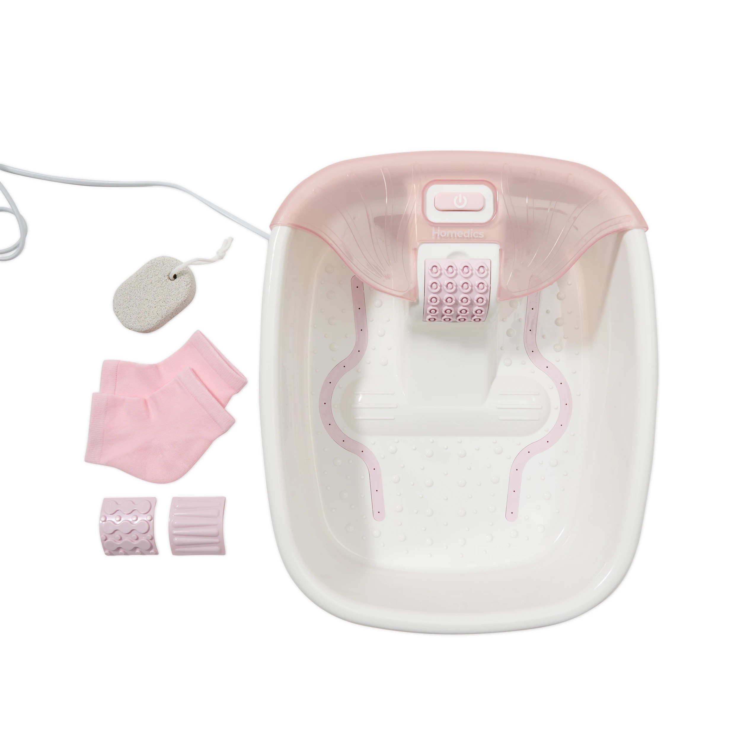 1 Homedics Bubble Deluxe Foot Spa Gift Pack, 1 of 5