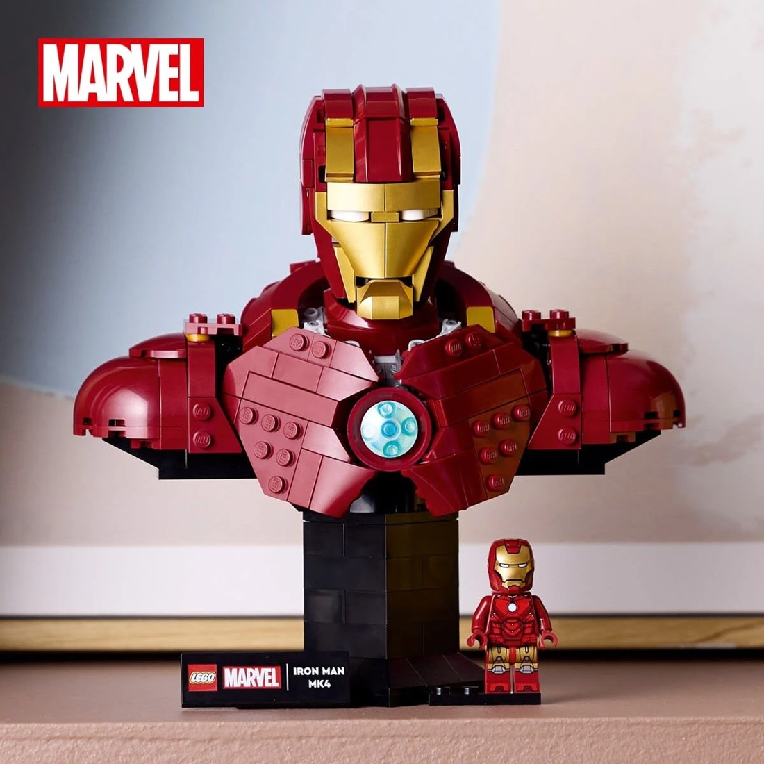9 LEGO Marvel Iron Man MK4 Bust 76327, 9 of 10