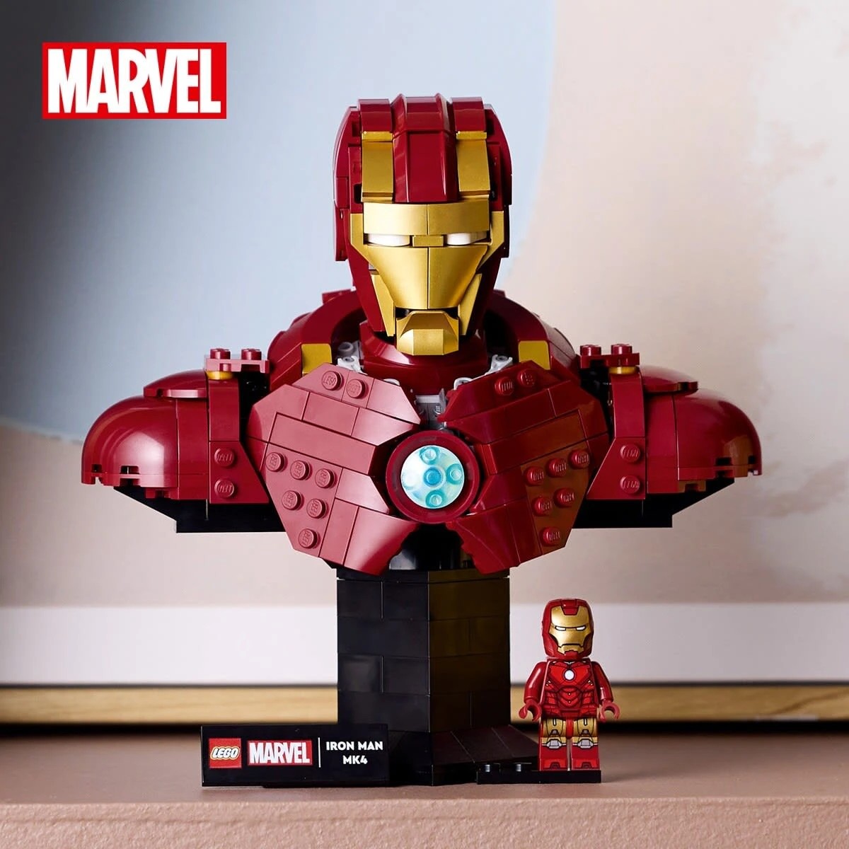 9 LEGO Marvel Iron Man MK4 Bust 76327, 9 of 10