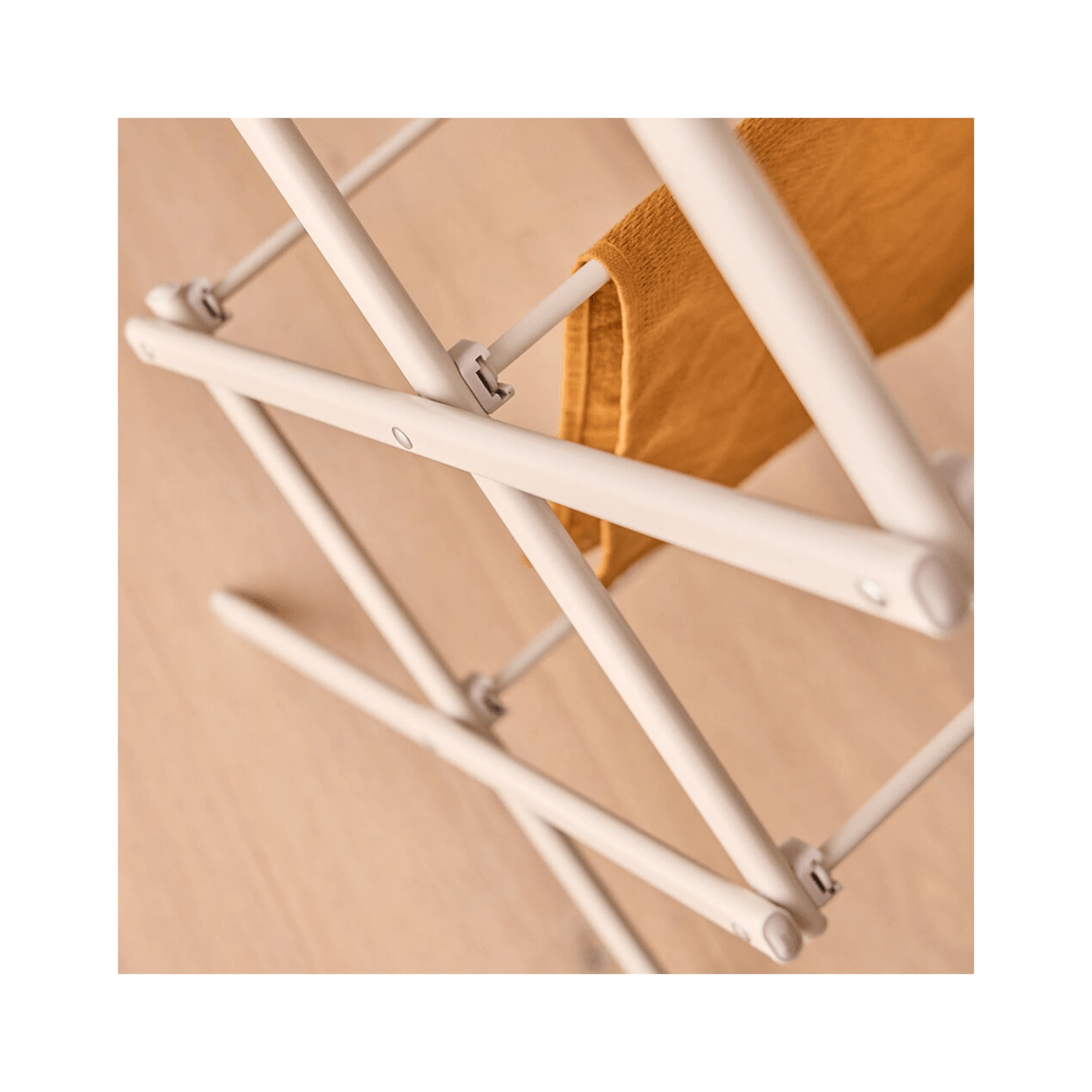 8 Hills 8M Concertina Flat Folded Compact Clothes Airer - Powdercoated Steel
 - plain, 8 of 8