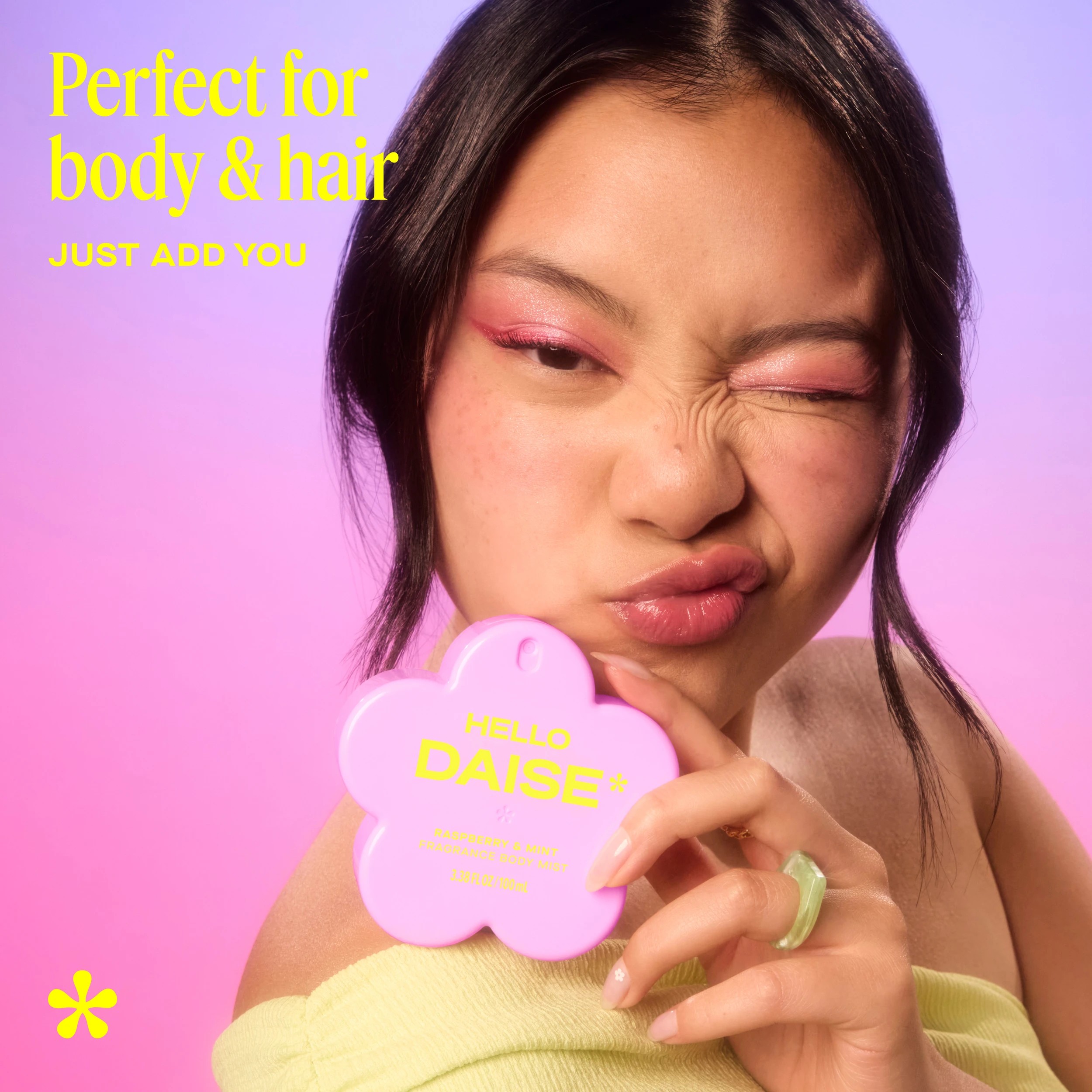 3 Daise Hello Fragrance Body Mist 100ml - Raspberry & Mint, 3 of 10