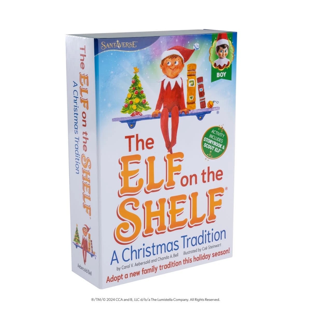 4 The Elf on the Shelf Boy Elf: A Christmas Tradition by Carol V. Aebersold and Chanda A. Bell - Book, 4 of 8