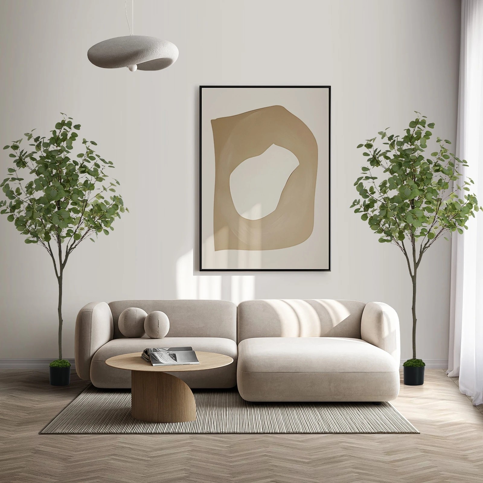 4 Livsip 2x Artificial Eucalyptus Tree 180cm Potted Faux Plant Outdoor Home Decor, 4 of 8