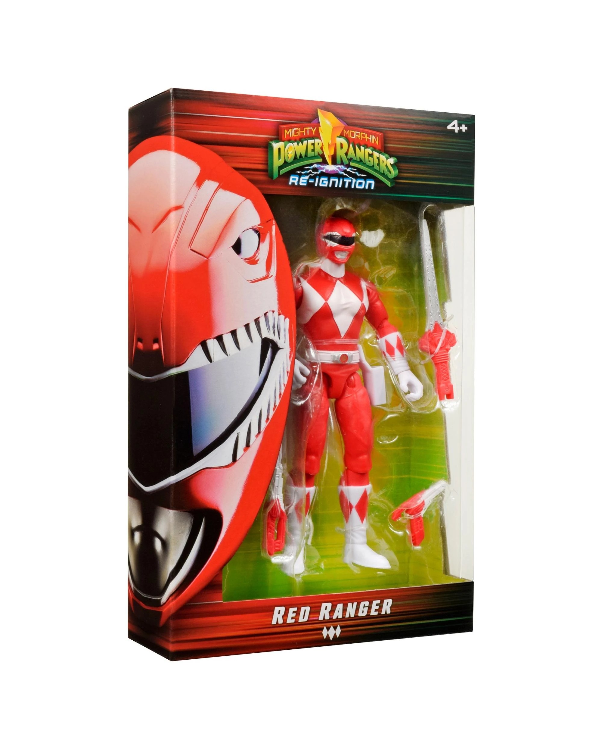 4 Mighty Morphin Power Rangers Re-Ignition 5.25 inch Basic Figure Collectors 6 Pack Action Figure Set, 4 of 10