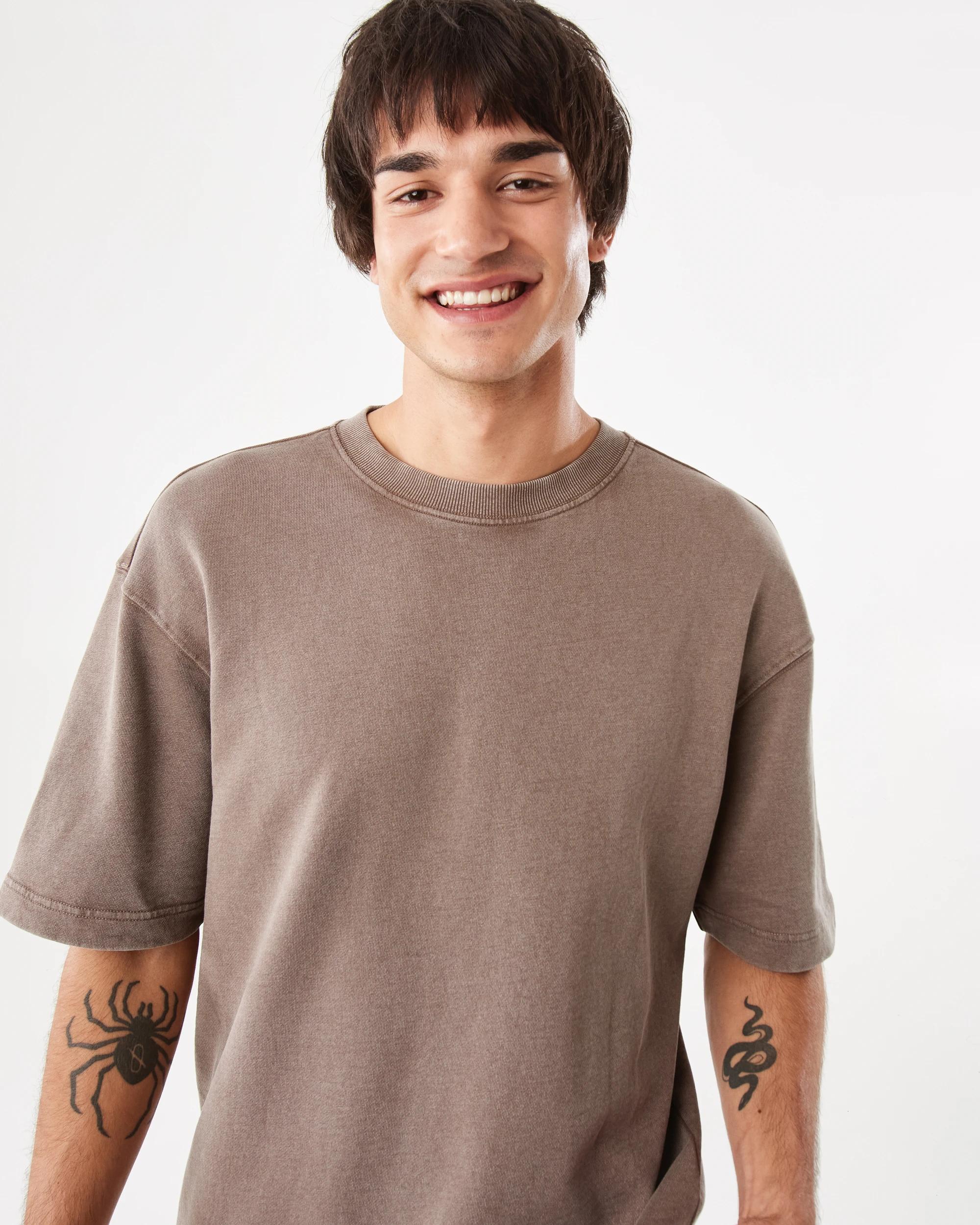 6 Terry Oversized T-shirt Brn Coffee, 6 of 9