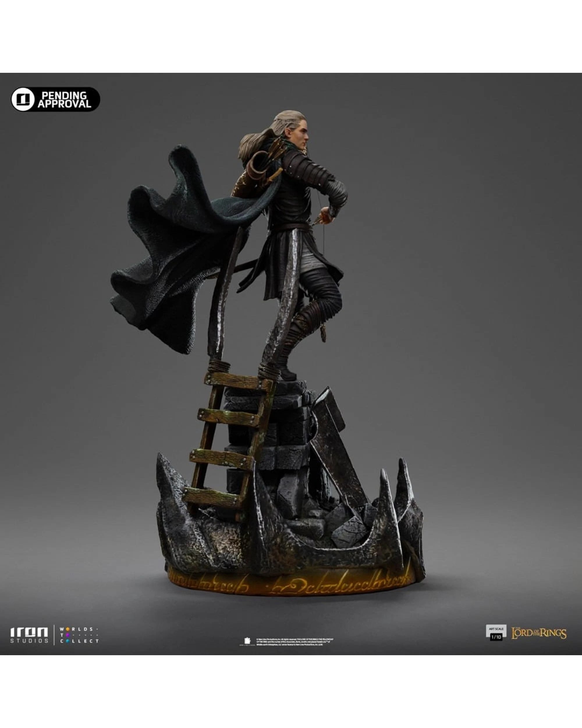 2 The Lord of the Rings Legolas Unleashed 1:10 Scale Statue, 2 of 7