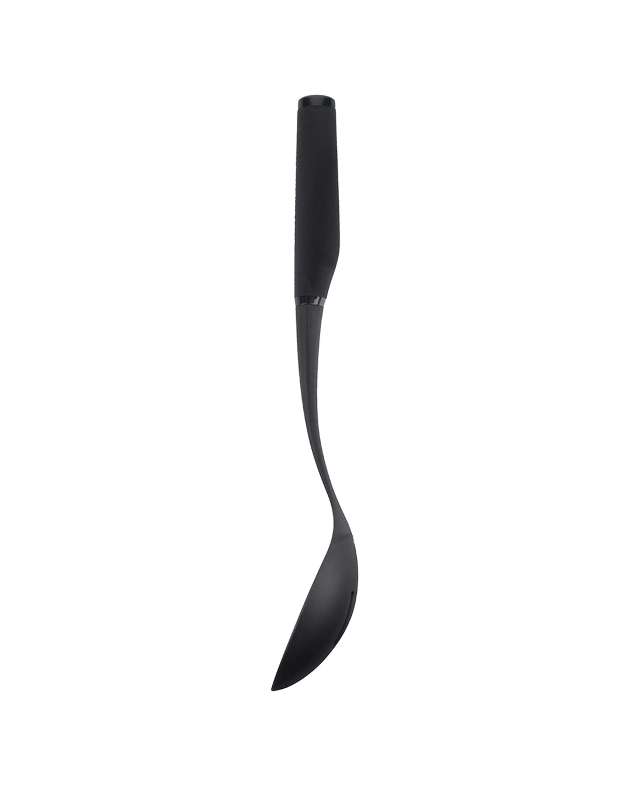 2 KitchenAid 2PK Nylon Soft Touch Slotted Spoon Heat Resistant Non-Slip - Black, 2 of 3